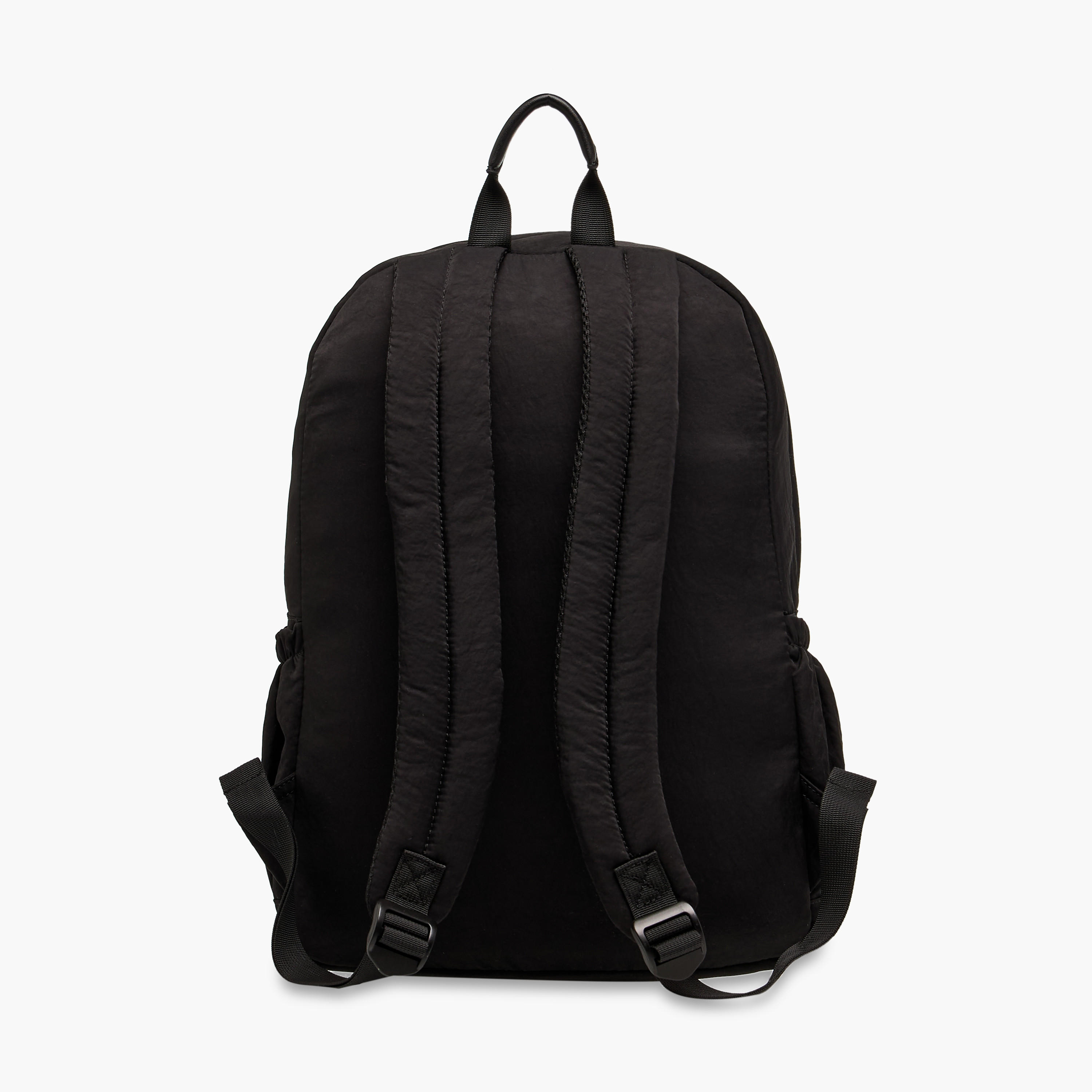 Lee Cooper Rope Accent Backpack with Adjustable Shoulder Straps and Zip Closure - 13x30x40 cm-men-bags-image-3