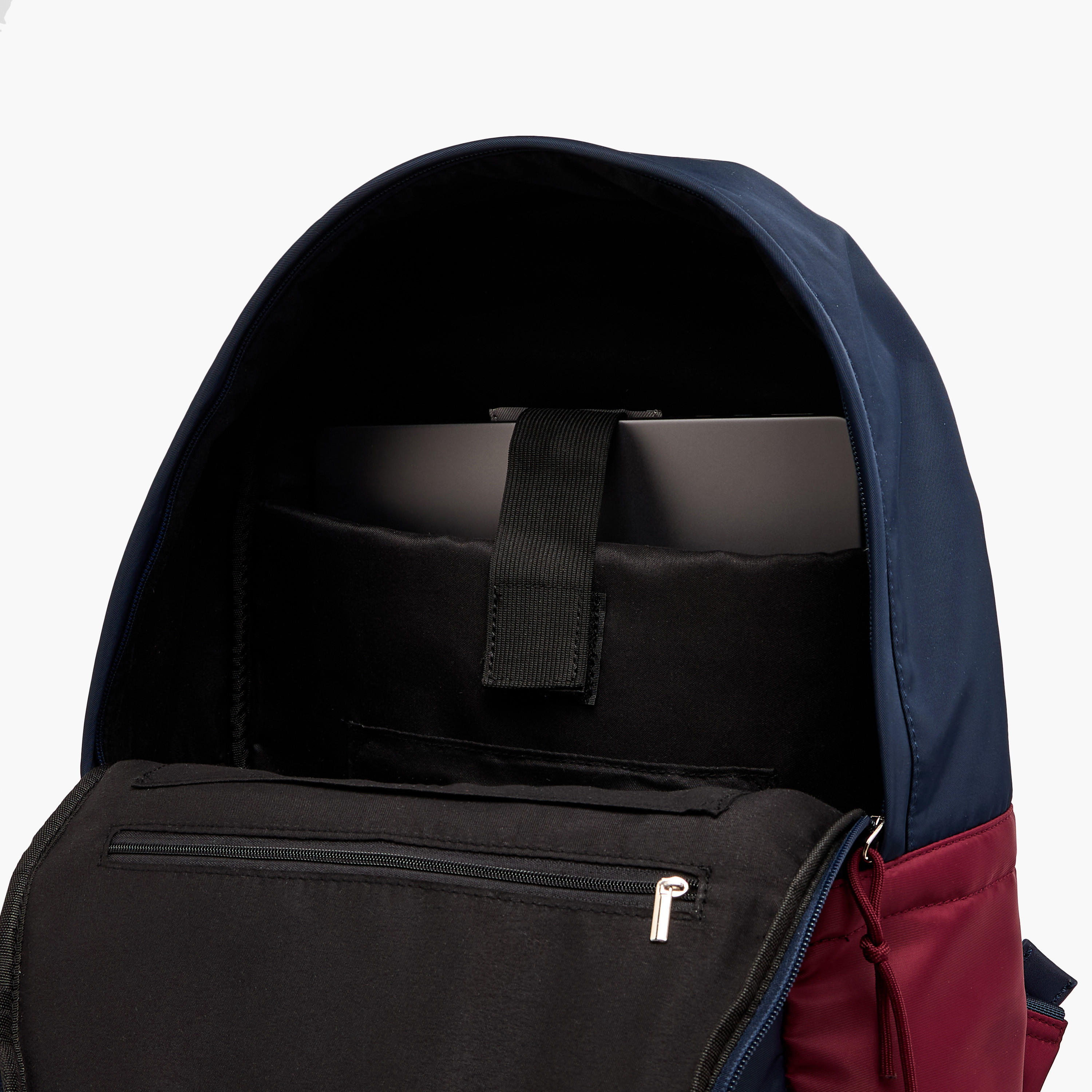 Lee Cooper Colourblock Backpack with Adjustable Shoulder Straps and Zip Closure - 15x30x40 cm-men-bags-image-6