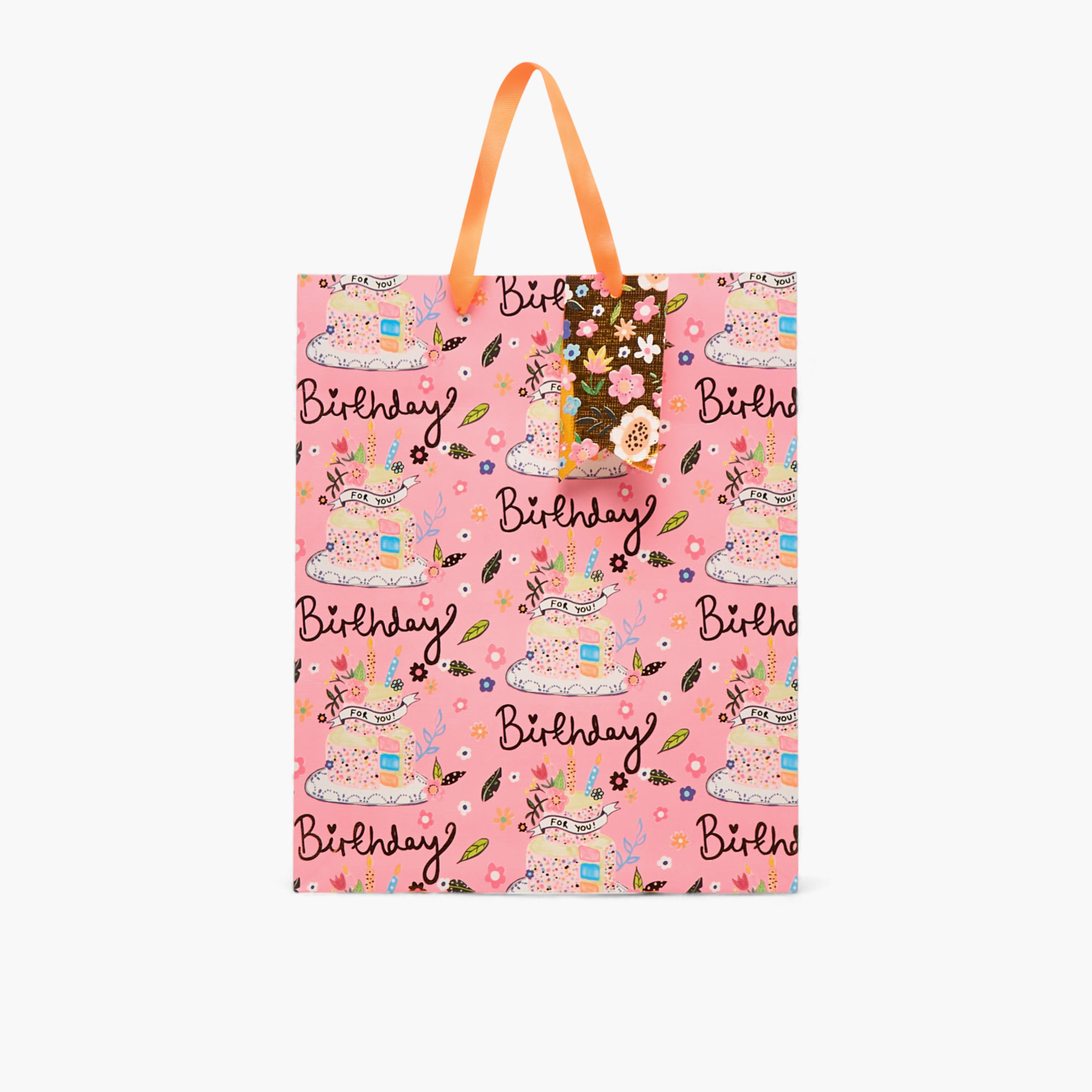 Findz Birthday Print Paper Gift Bag - Large-household-giftingaccessories-giftings-image-1