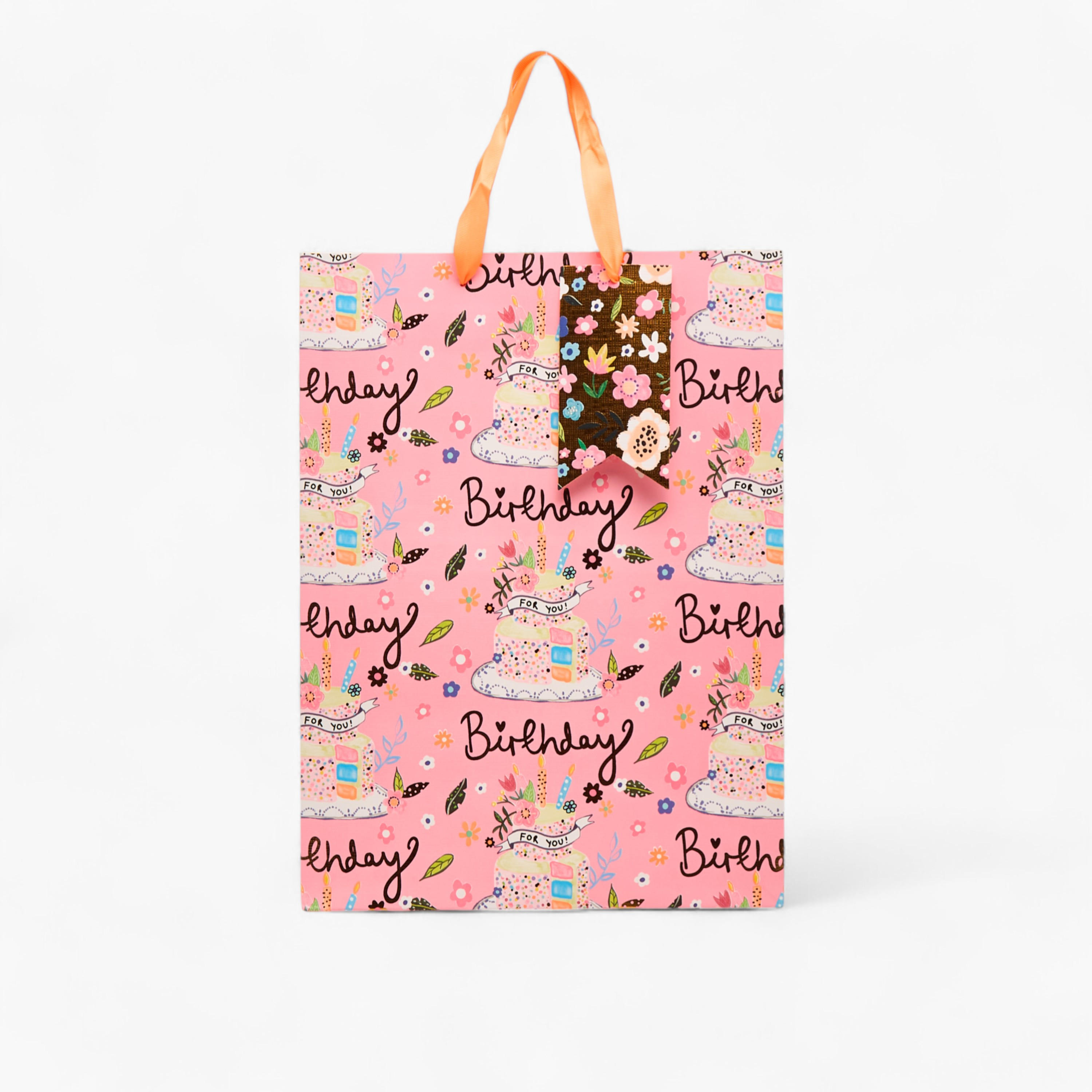 Findz Birthday Print Paper Gift Bag - Extra Large-household-giftingaccessories-giftings-image-1