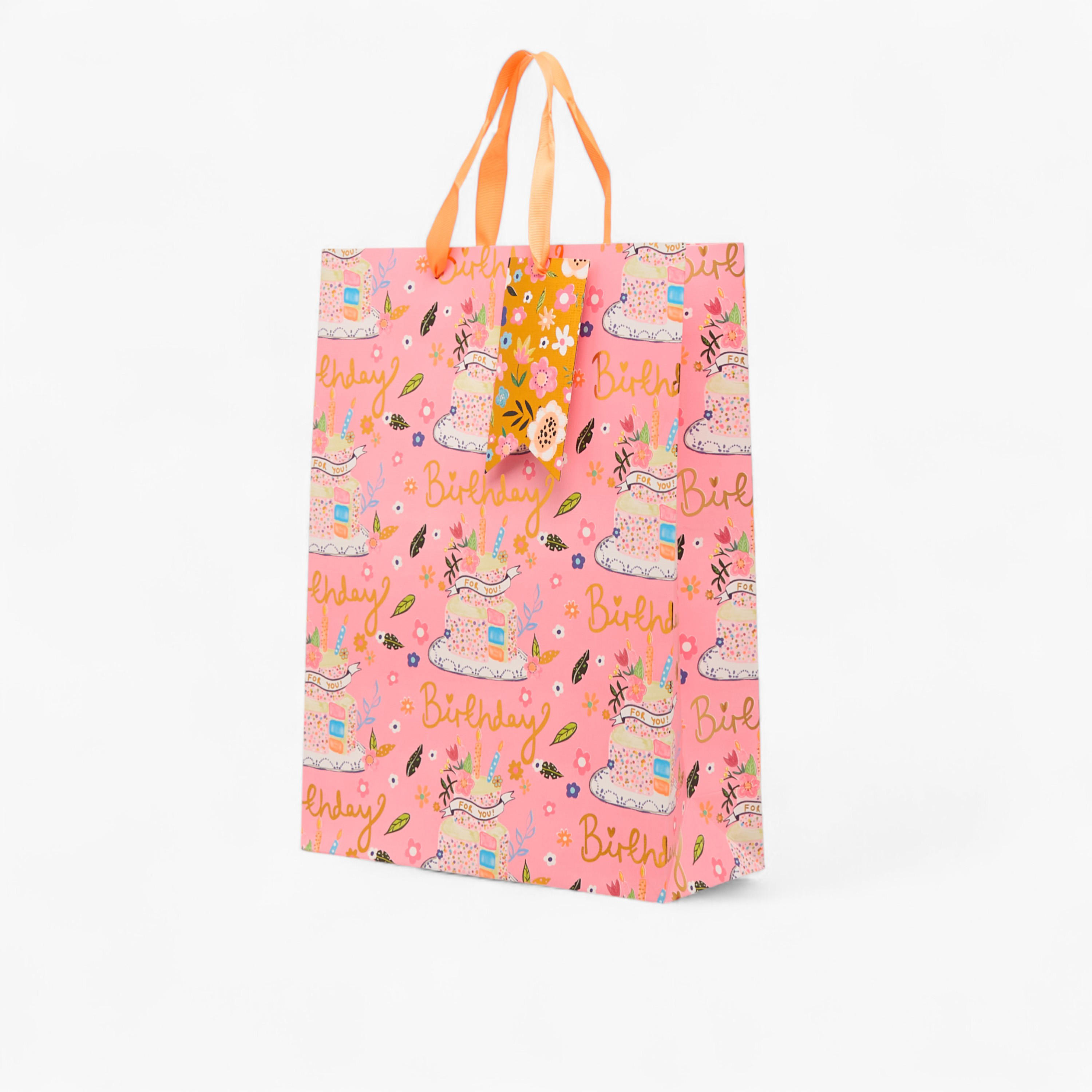 Findz Birthday Print Paper Gift Bag - Extra Large-household-giftingaccessories-giftings-image-2