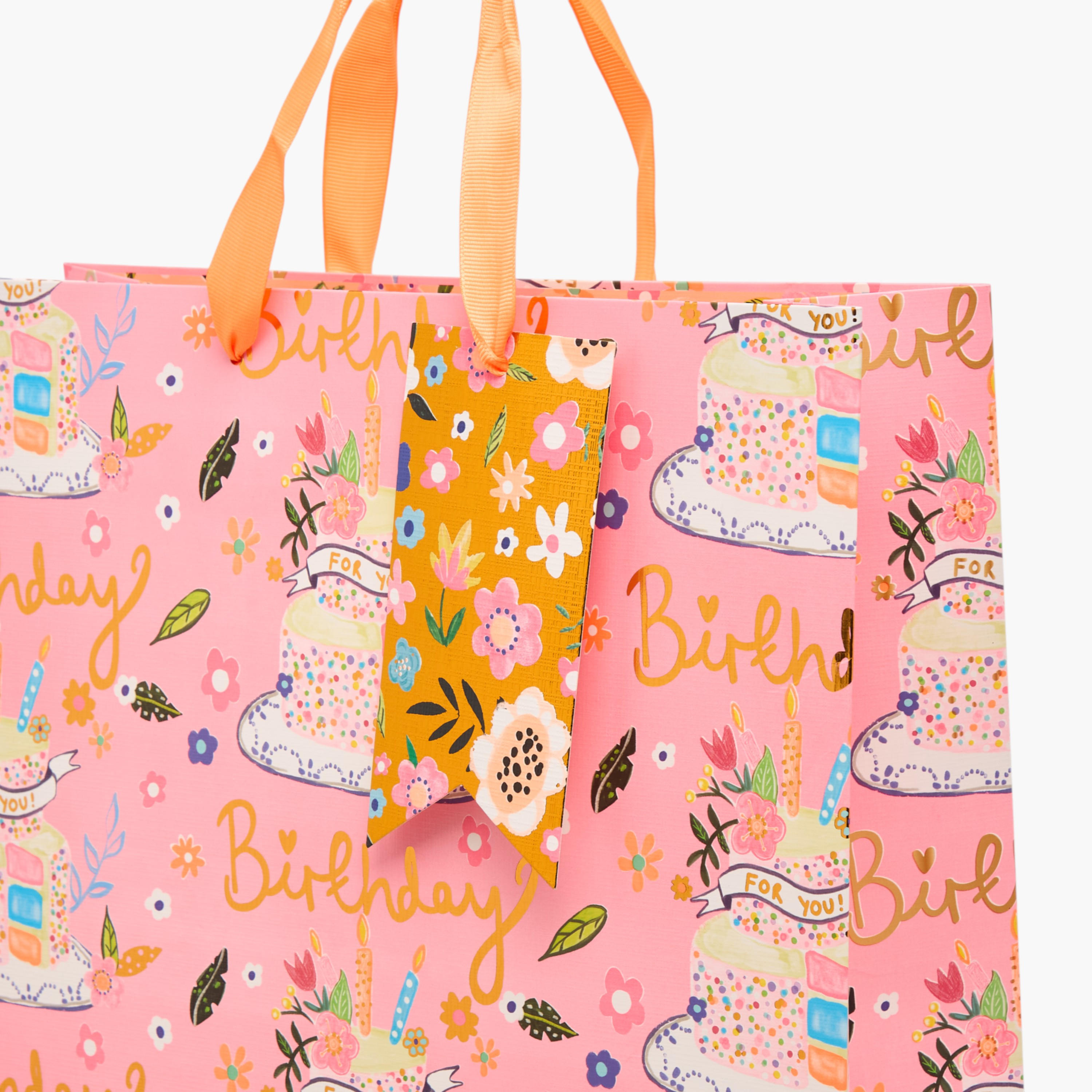 Findz Birthday Print Paper Gift Bag - Extra Large-household-giftingaccessories-giftings-image-3