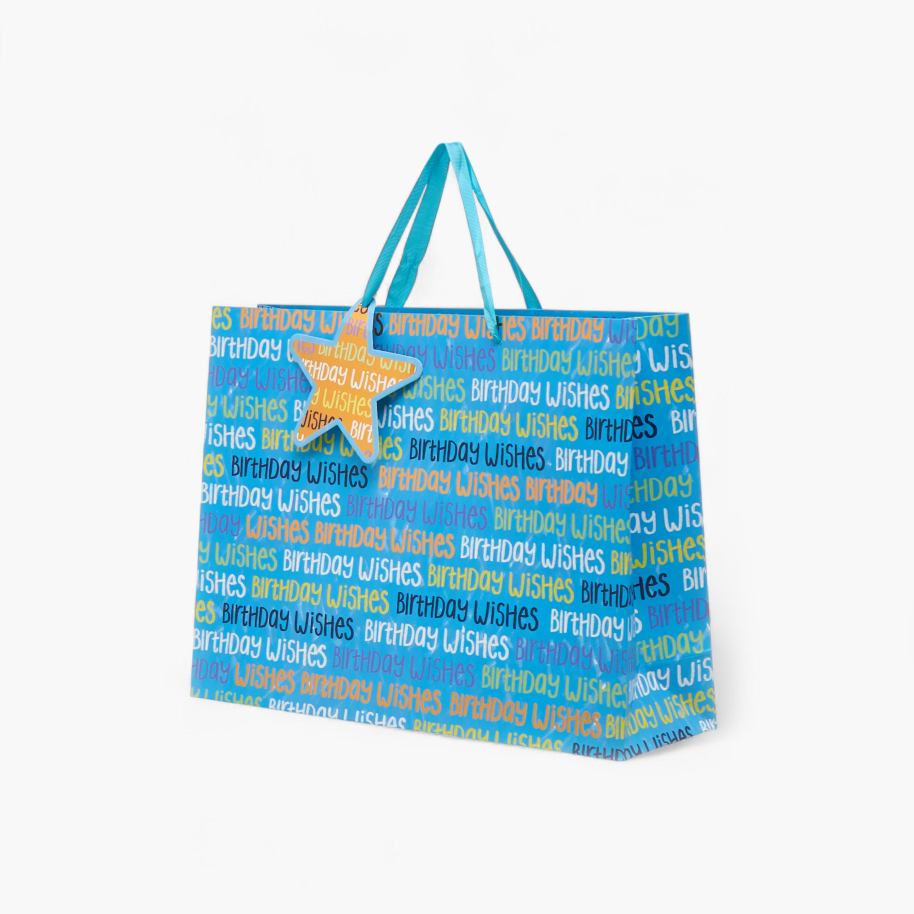Findz Birthday Print Paper Gift Bag - Extra Large-household-giftingaccessories-giftings-image-2