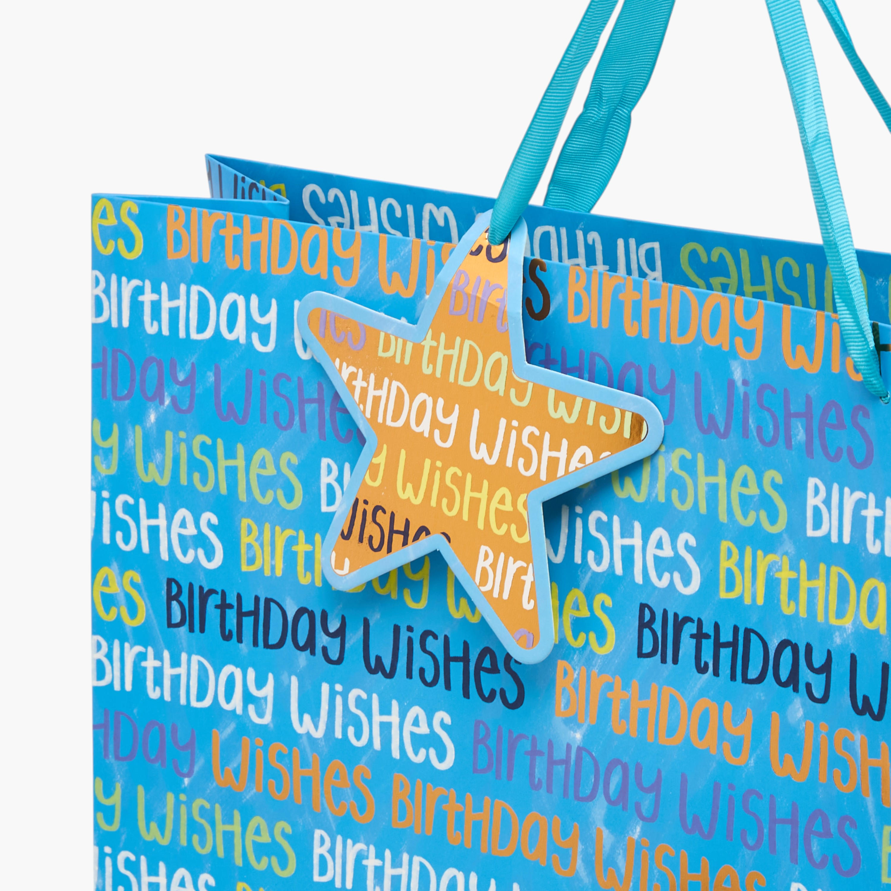 Findz Birthday Print Paper Gift Bag - Extra Large-household-giftingaccessories-giftings-image-3