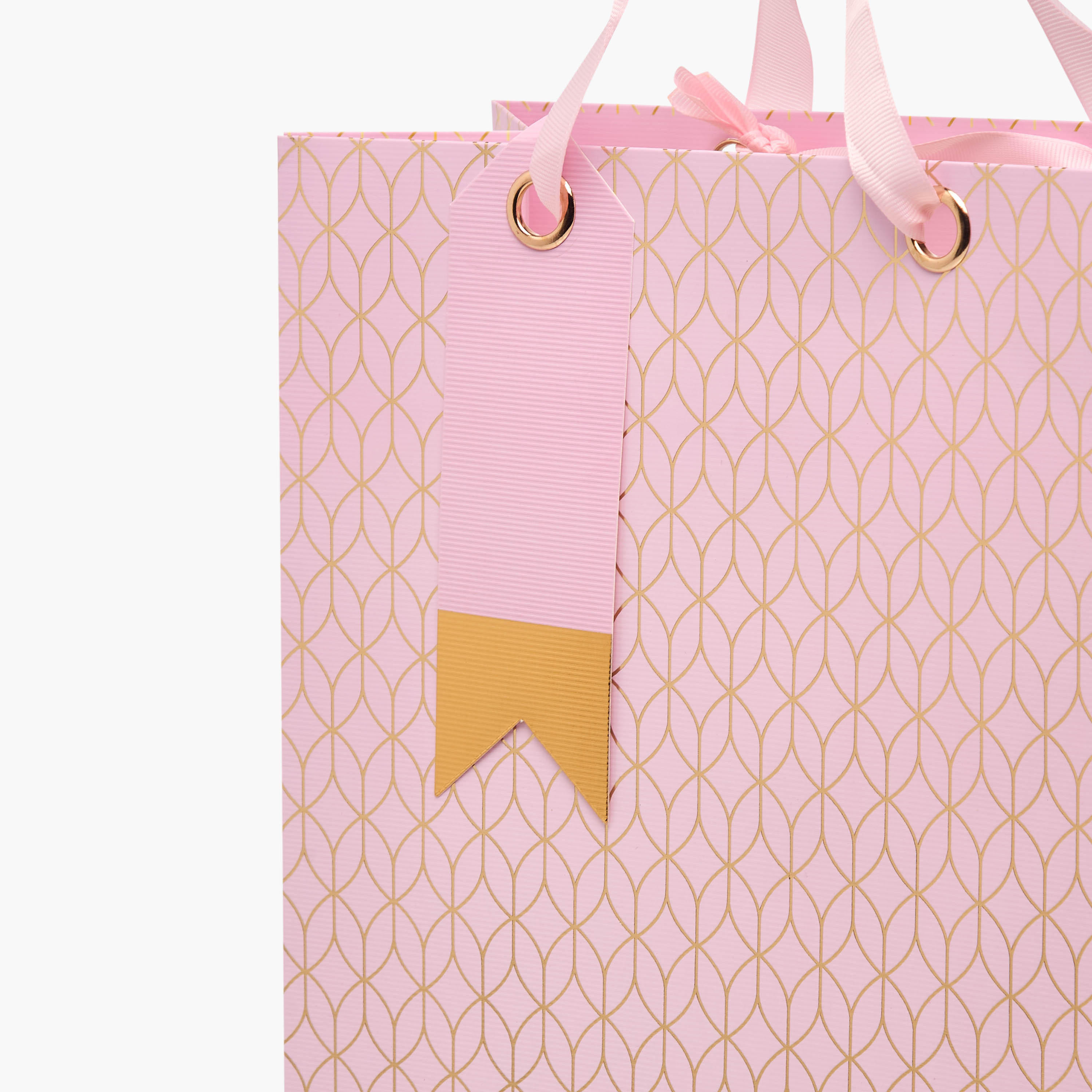 Findz Geometric Print Paper Gift Bag - Large-household-giftingaccessories-giftings-image-3