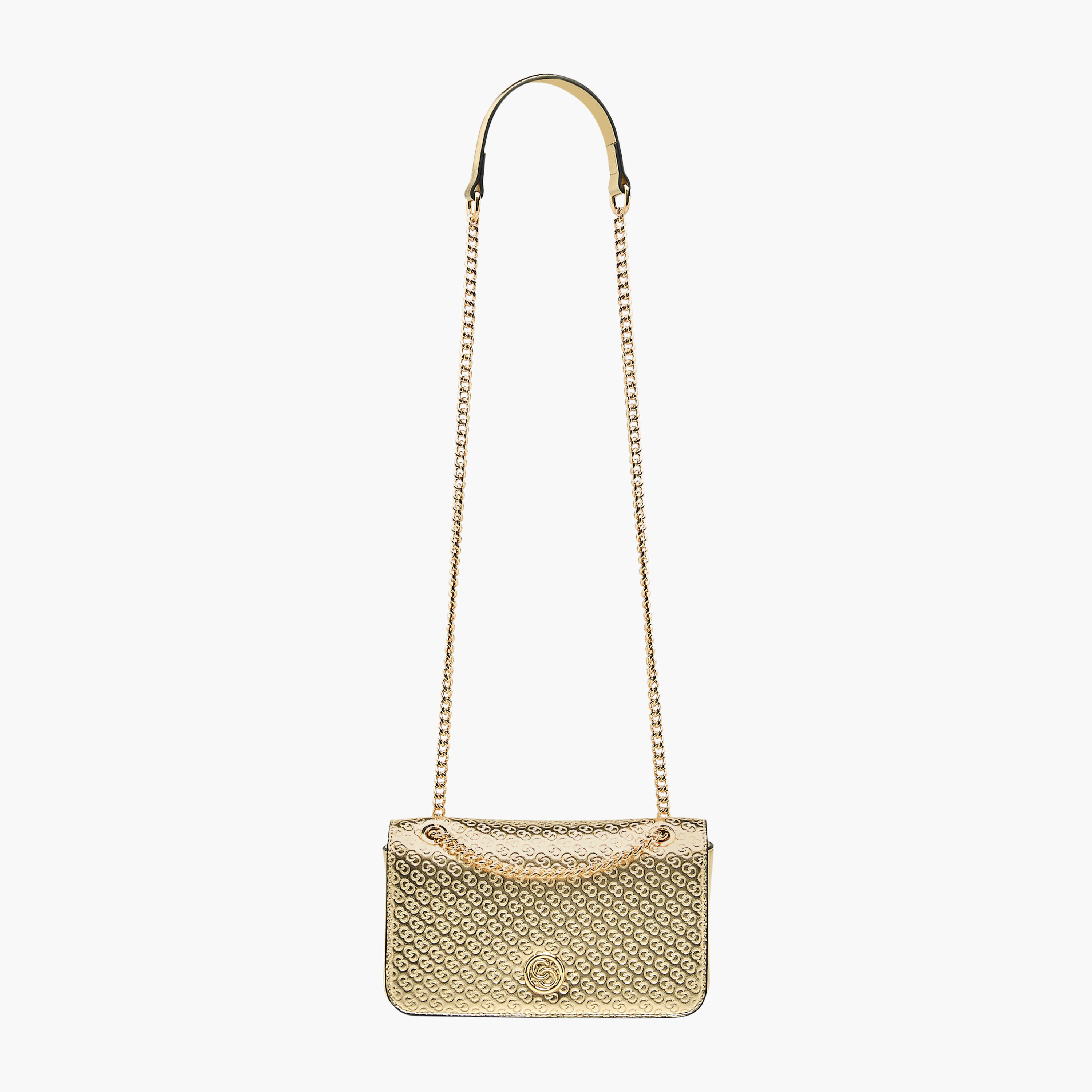 Celeste Monogram Embossed Crossbody Bag with Chain Strap-women-bagsandwallets-handbags-image-3