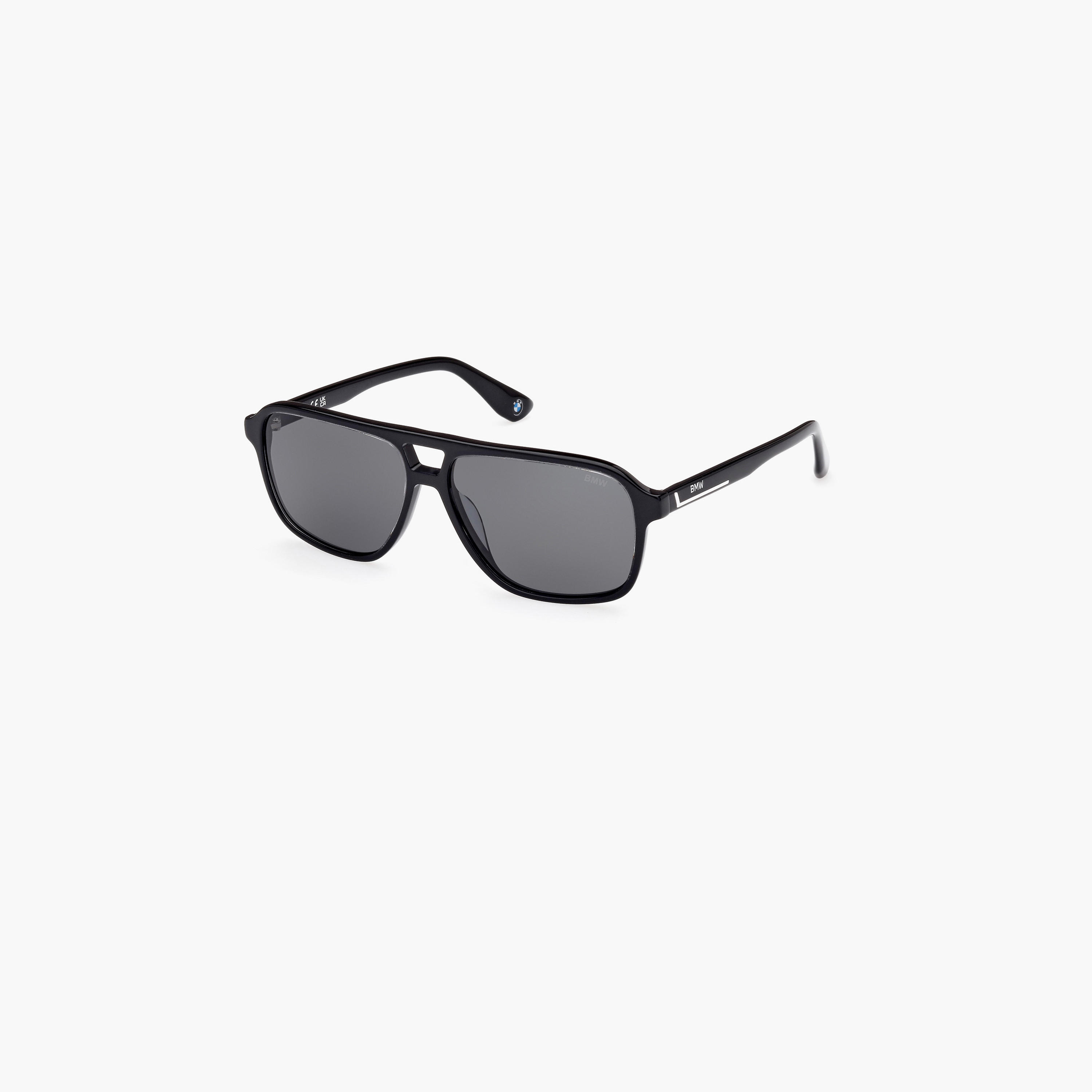 BMW Polarized 58MM Smoke Polarized Rectangle Sunglasses BW003902D58-men-sunglasses-image-1