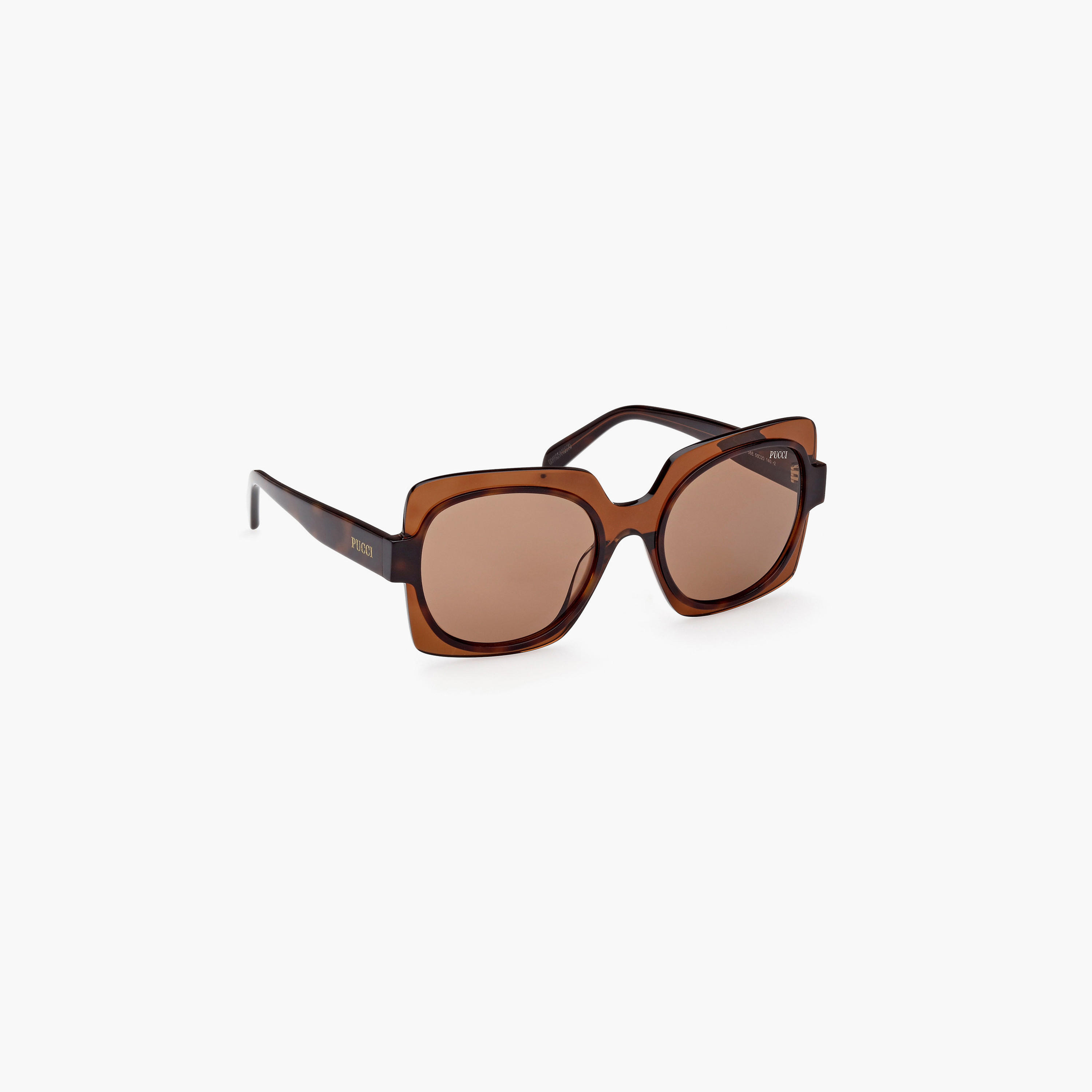 Pucci نظارة شمسية بيضاوية لون بني 55مم EP019956E55-women-sunglasses-image-3