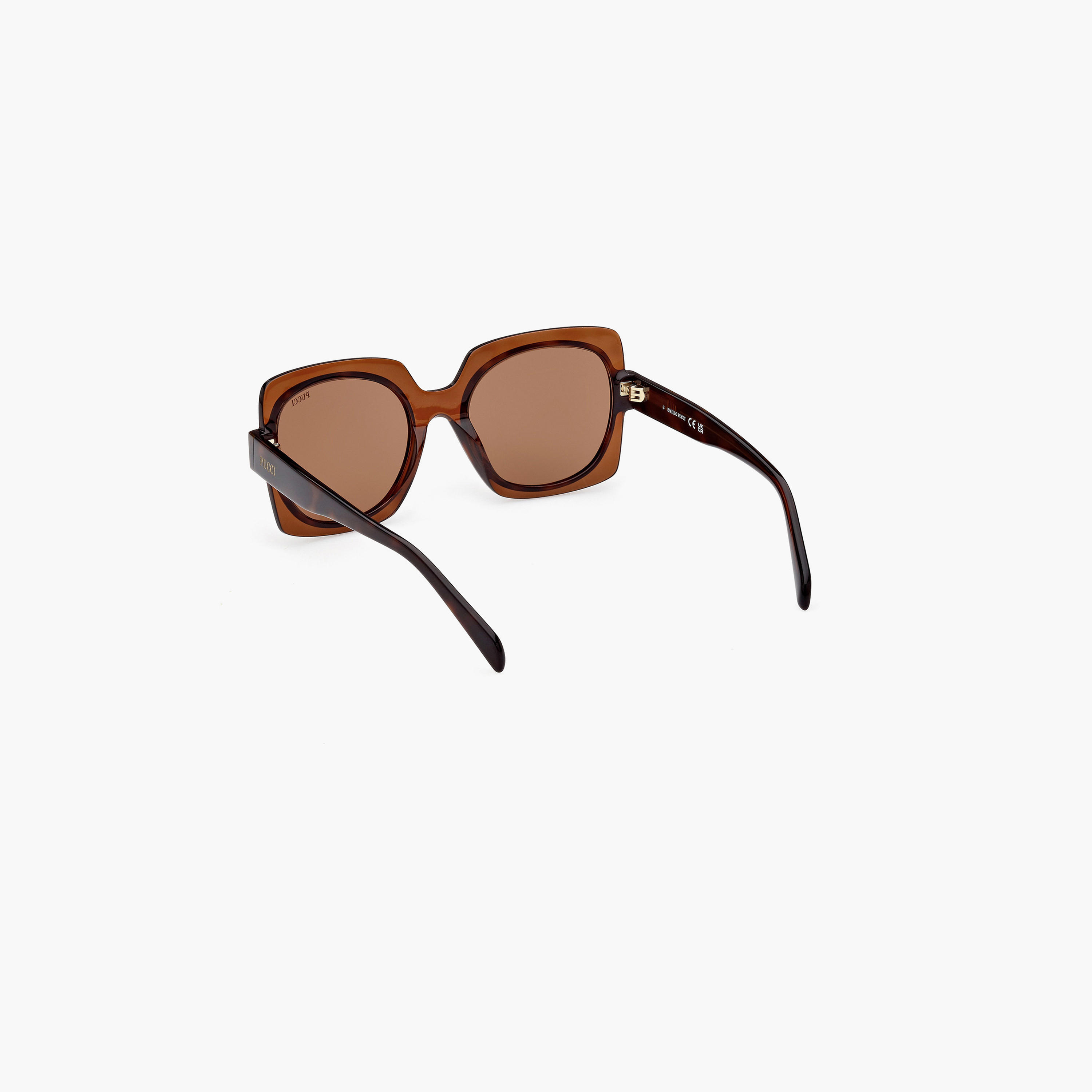 Pucci 55MM Brown Oval Sunglasses EP019956E55-women-sunglasses-image-6