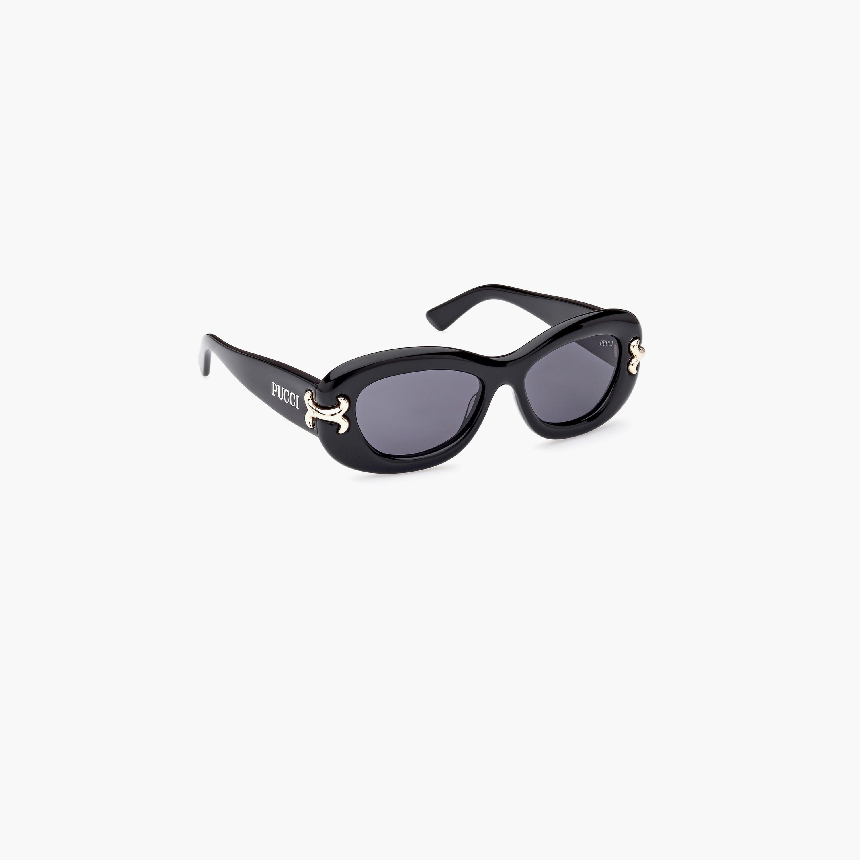 Pucci نظارة شمسية مستطيلة لون دخاني 52مم EP021001A52-women-sunglasses-image-3