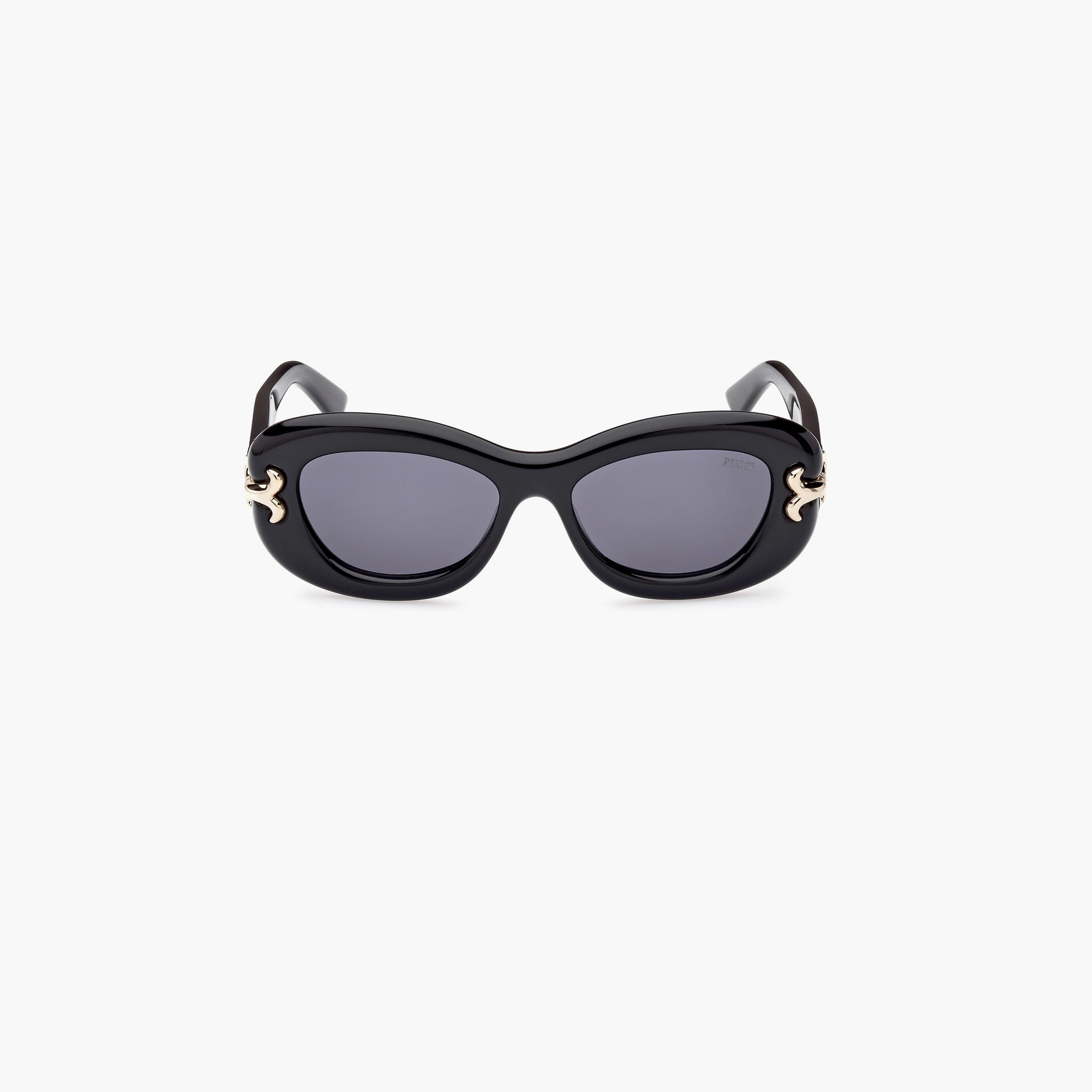 Pucci نظارة شمسية مستطيلة لون دخاني 52مم EP021001A52-women-sunglasses-image-4