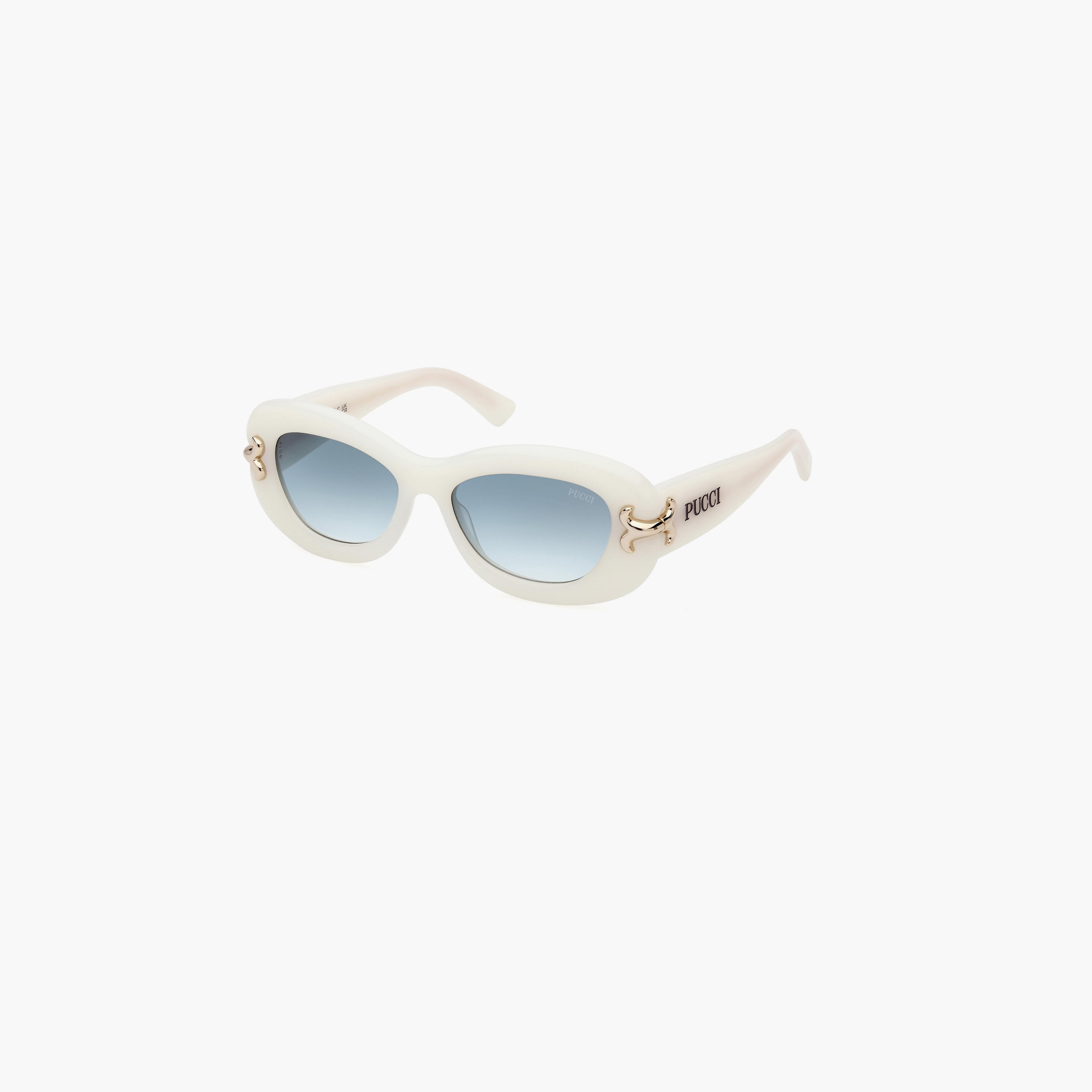 Pucci نظارة شمسية مستطيلة هندسية لون إزرق متدرج 52مم EP021021W52-women-sunglasses-image-1