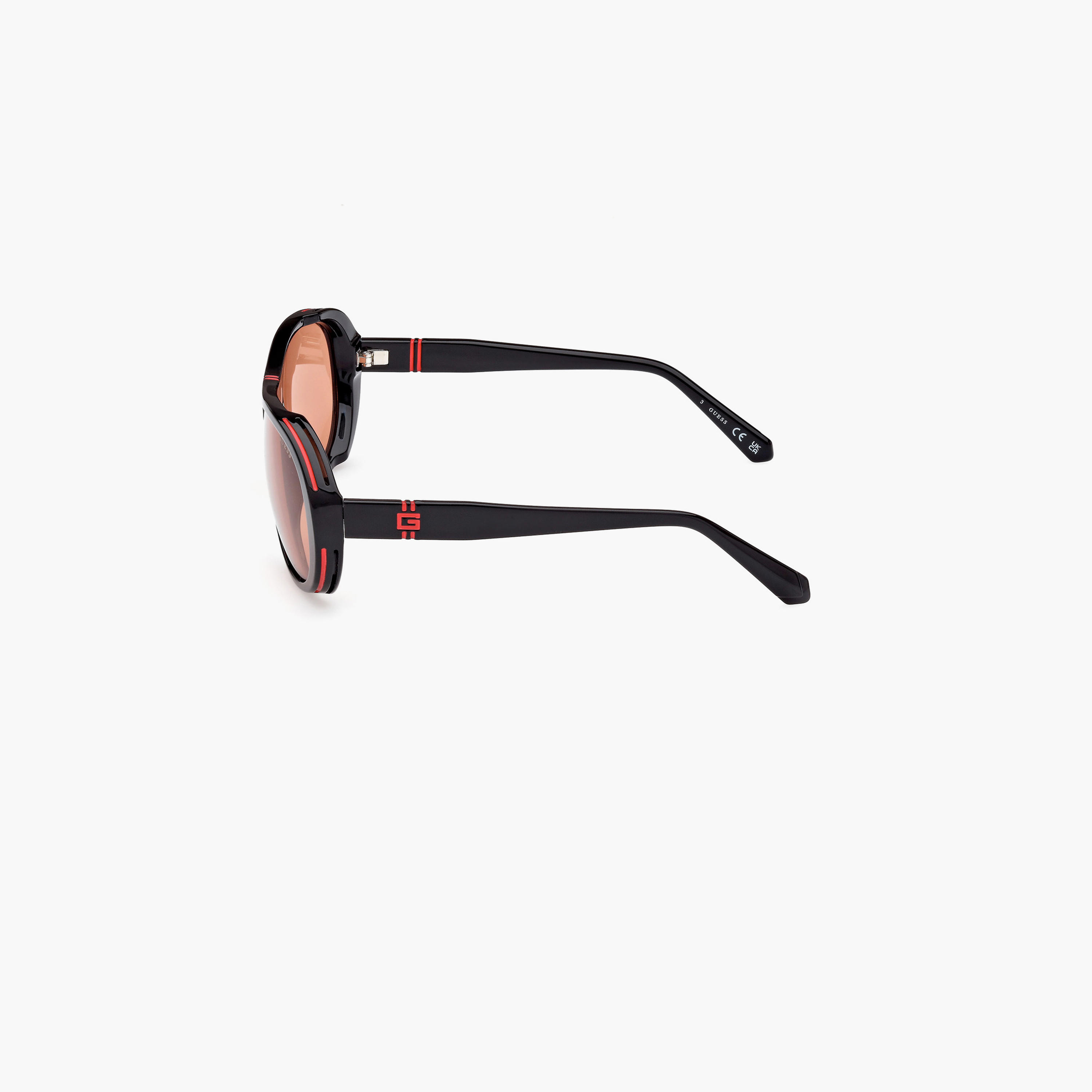 يخمن نظارة شمسية بيضاوية لون خمري 62مم GU0008101S62-men-sunglasses-image-5