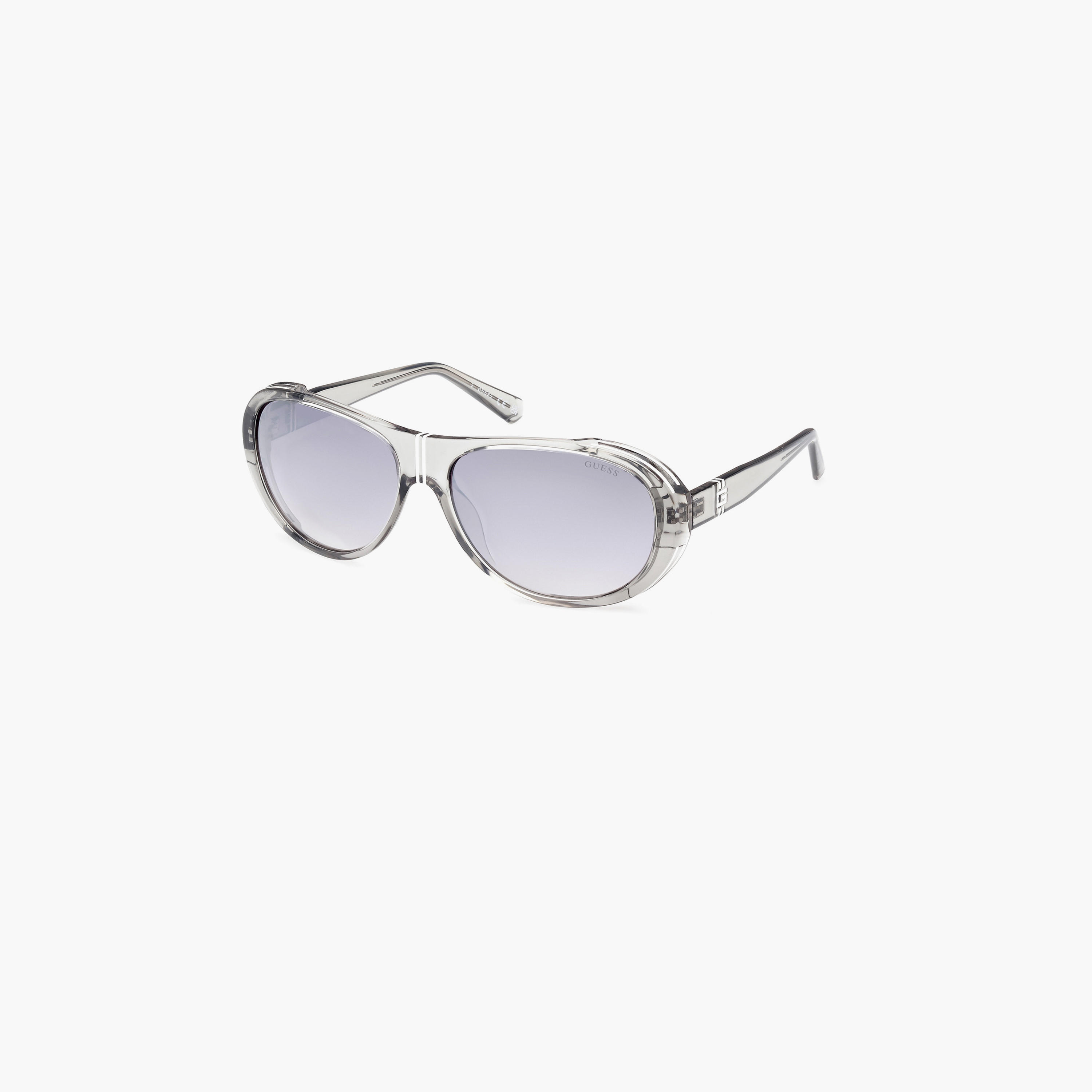Guess 62MM Mirror Grey Oval Sunglasses GU0008120C62-men-sunglasses-image-1