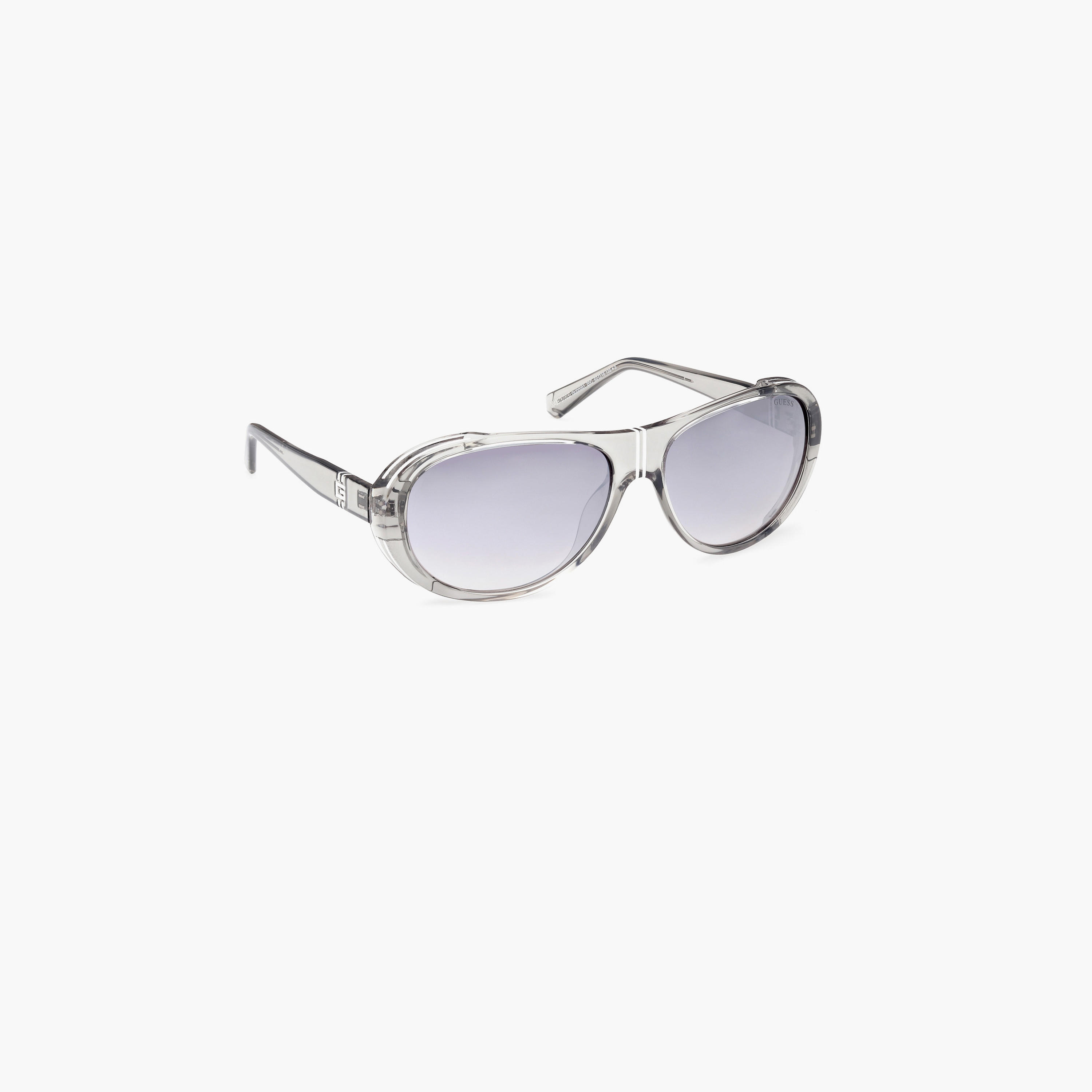 يخمن نظارة شمسية بيضاوية لون رمادي عاكس 62مم GU0008120C62-men-sunglasses-image-3