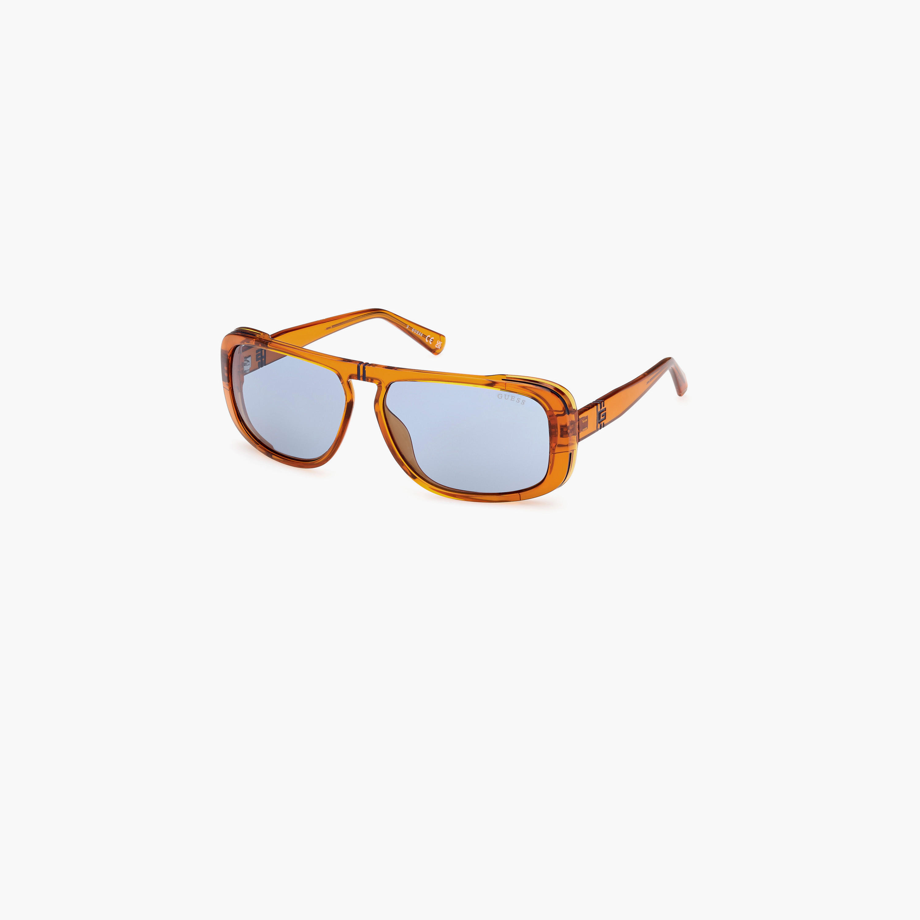 يخمن نظارة شمسية مستطيلة لون إزرق 62مم GU0008244V62-men-sunglasses-image-1