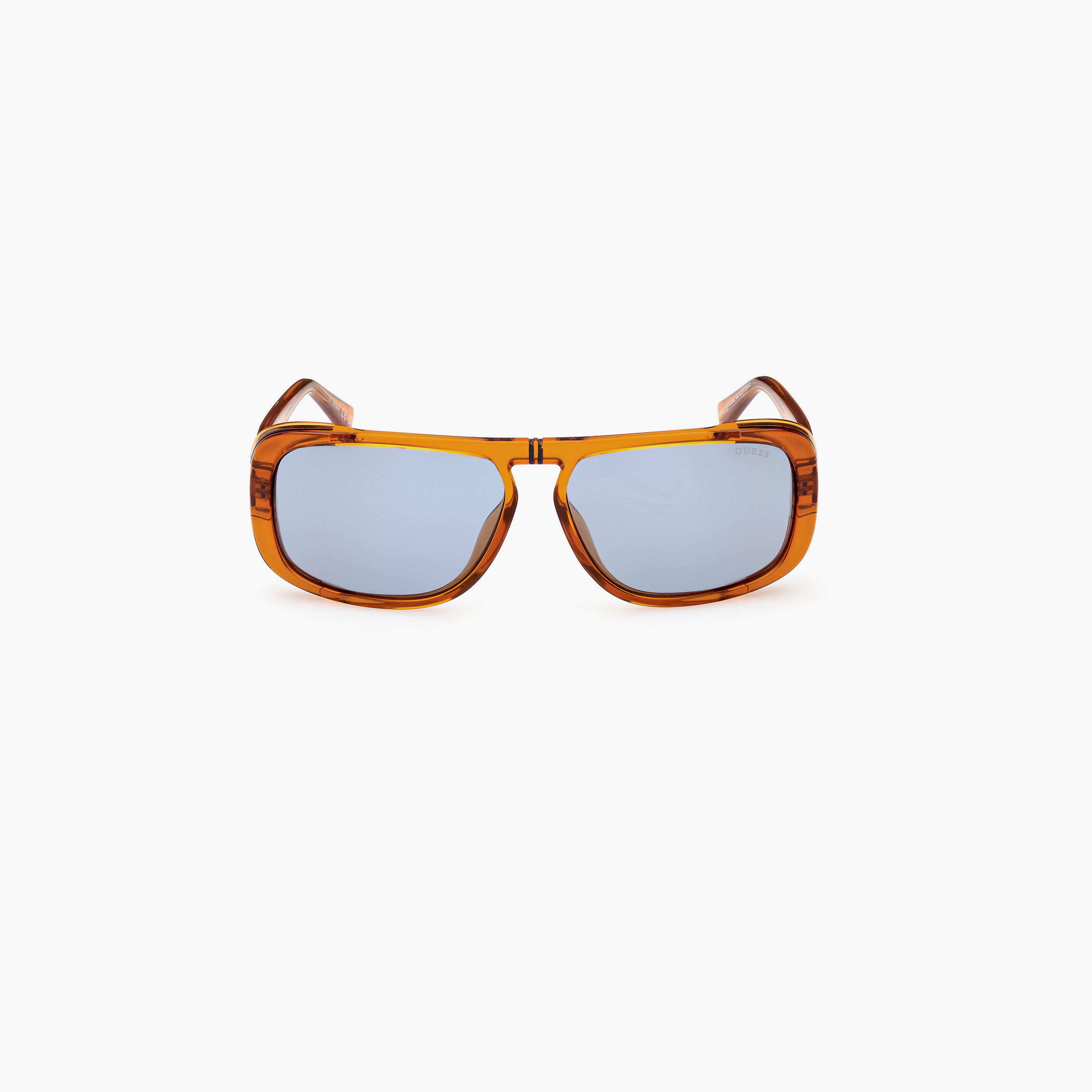 يخمن نظارة شمسية مستطيلة لون إزرق 62مم GU0008244V62-men-sunglasses-image-4