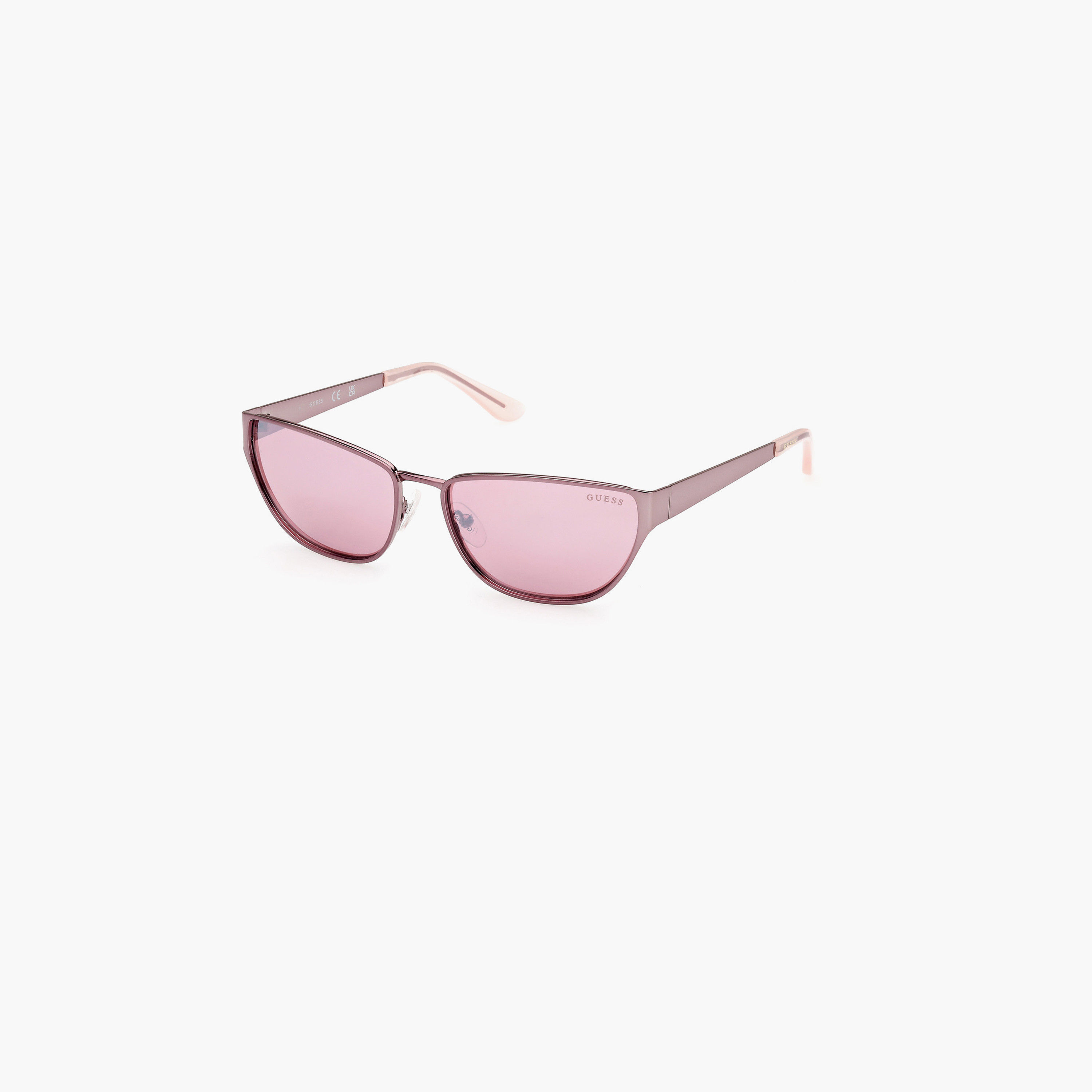 يخمن نظارة شمسية بيضاوية لون زهري 57مم GU790372U57-women-sunglasses-image-1