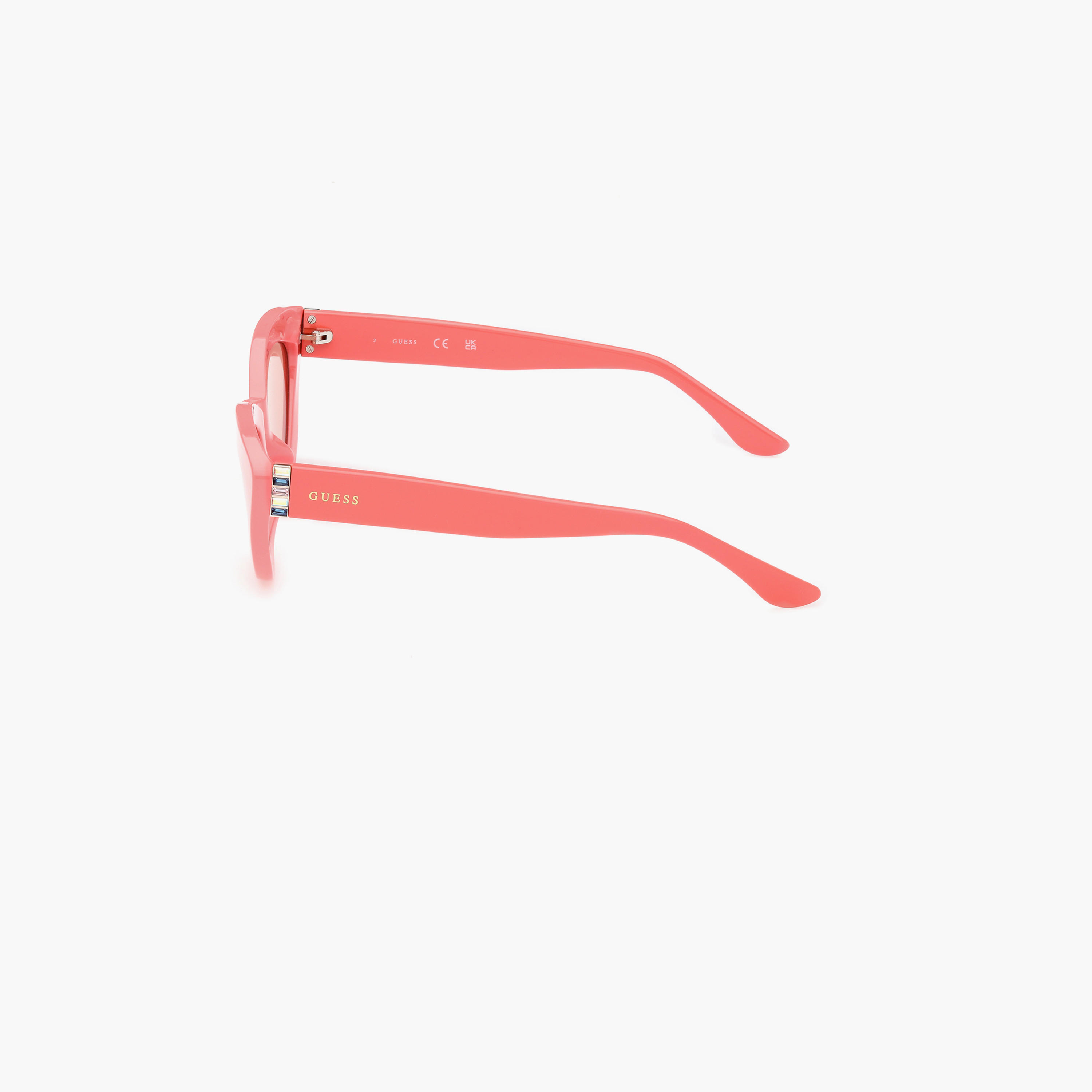 يخمن نظارة شمسية عيون القطة لون زهري 52مم GU790574S52-women-sunglasses-image-5