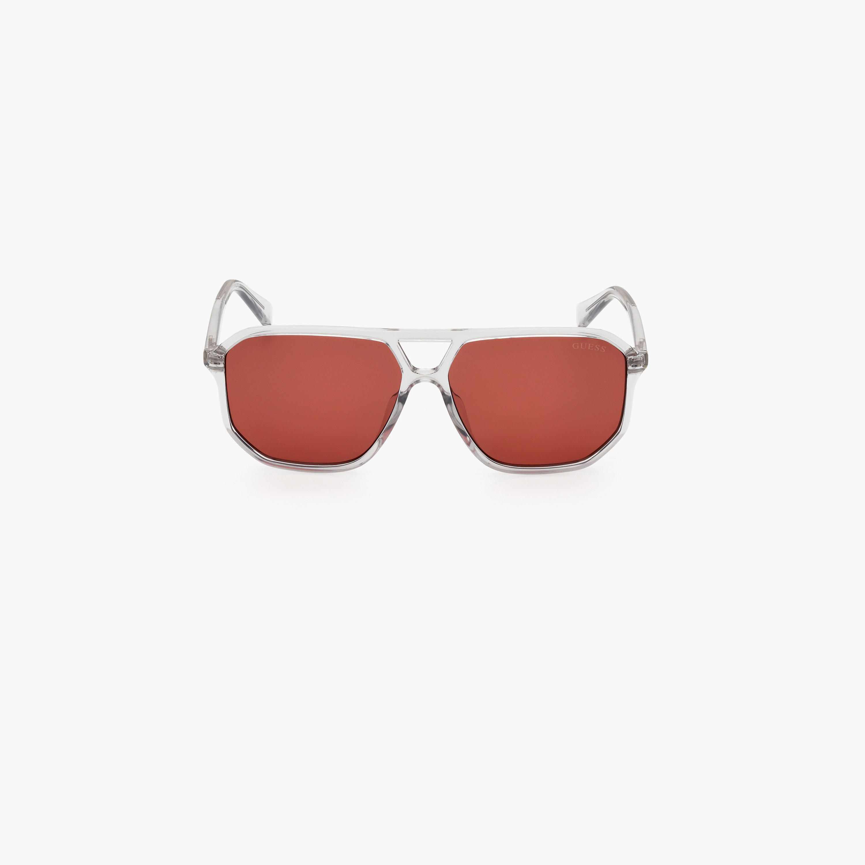 Guess 58MM Red Rectangle Sunglasses GU827620E58-men-sunglasses-image-4