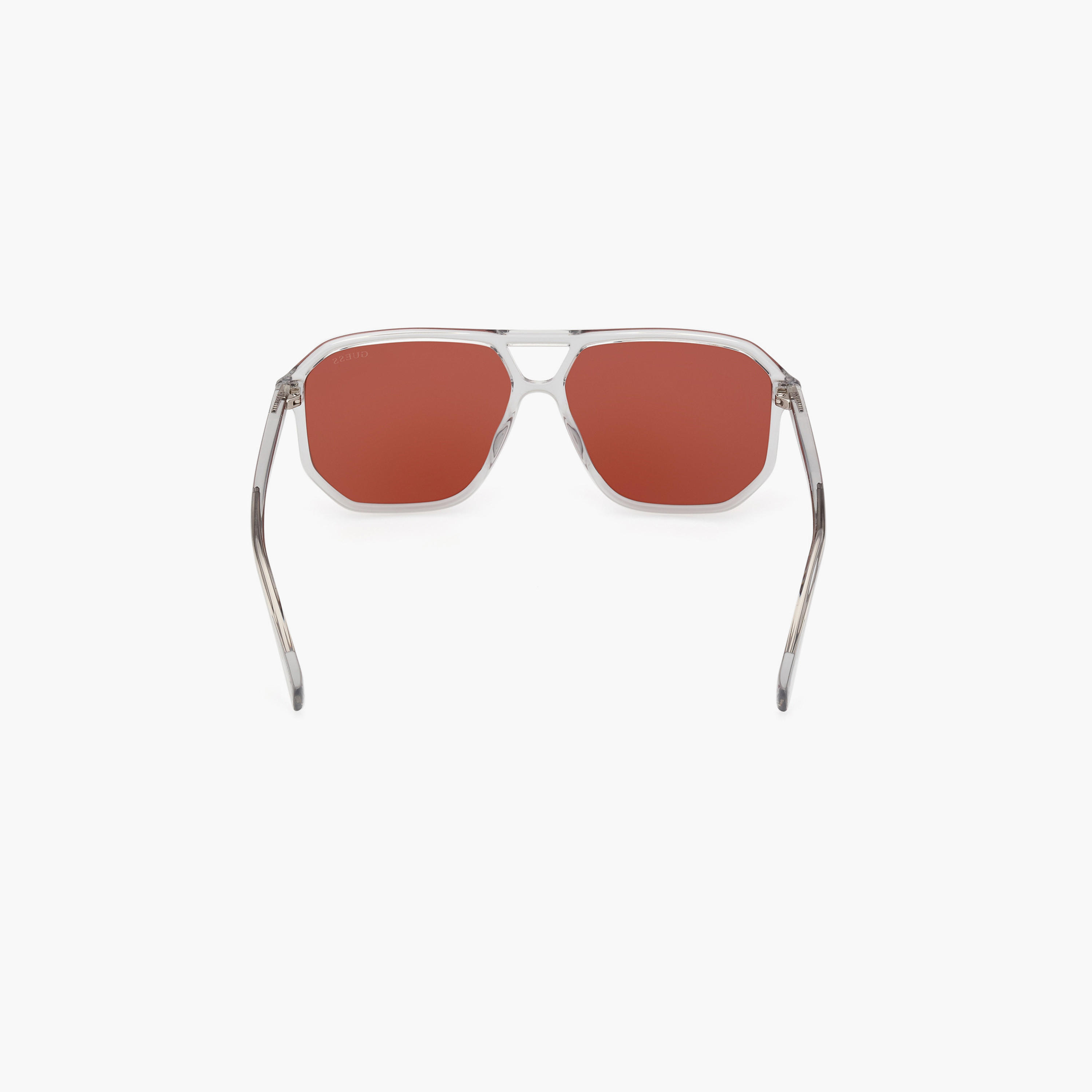 يخمن نظارة شمسية مستطيلة لون أحمر 58مم GU827620E58-men-sunglasses-image-7