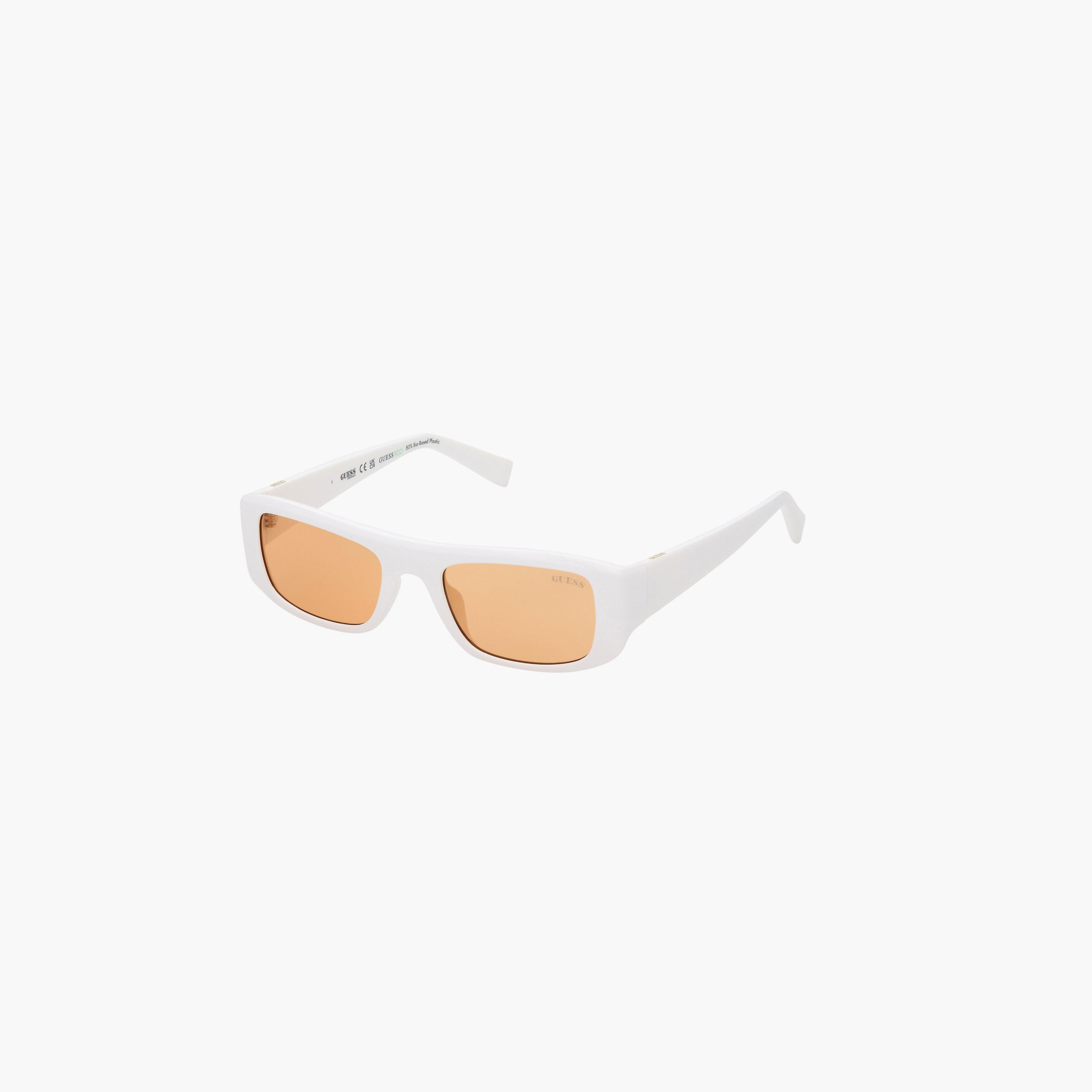 Guess 51MM Yellow Rectangle Sunglasses GU827821E51-men-sunglasses-image-1