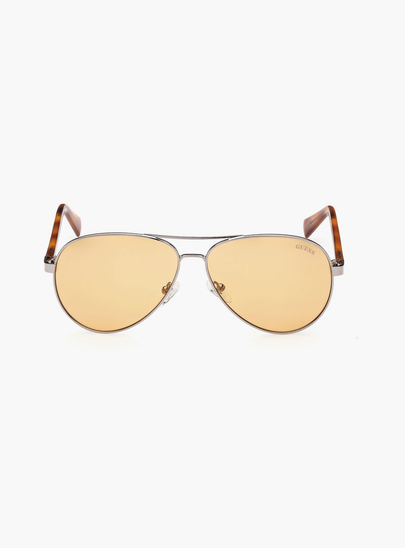 Guess 58MM Brown Aviator Sunglasses GU827908E58-men-sunglasses-image-4