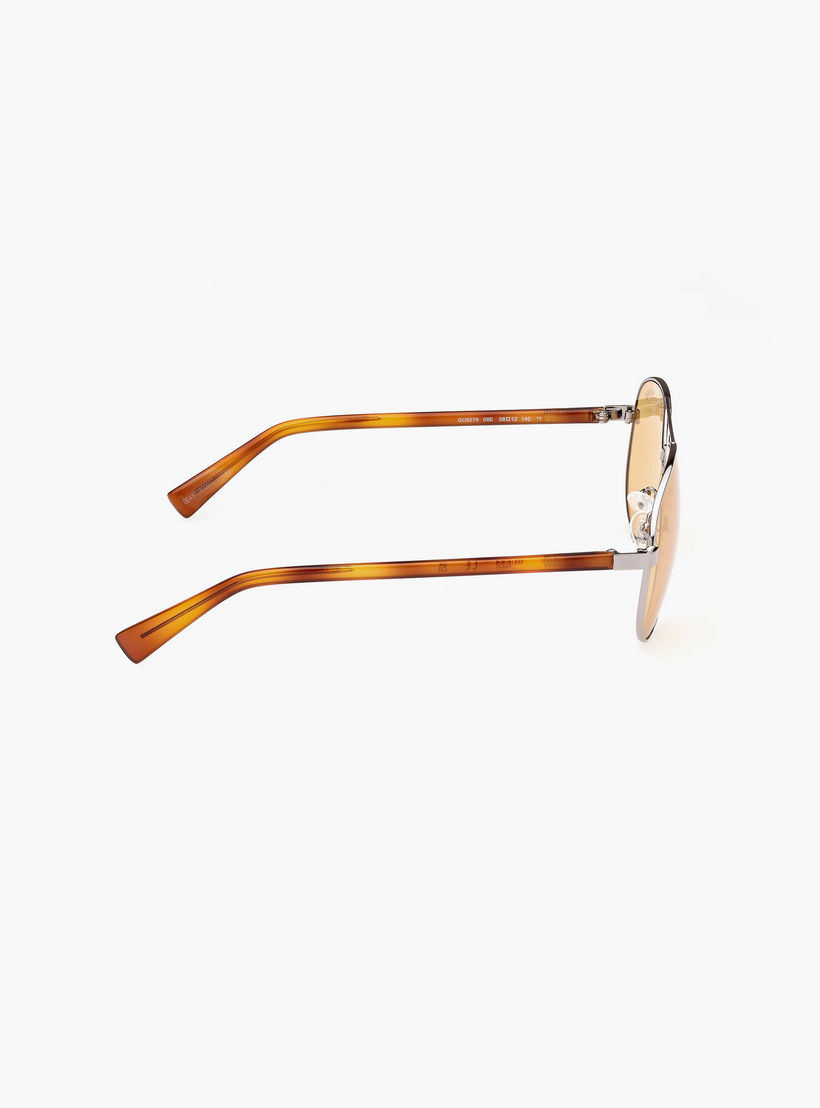 Guess 58MM Brown Aviator Sunglasses GU827908E58-men-sunglasses-image-9