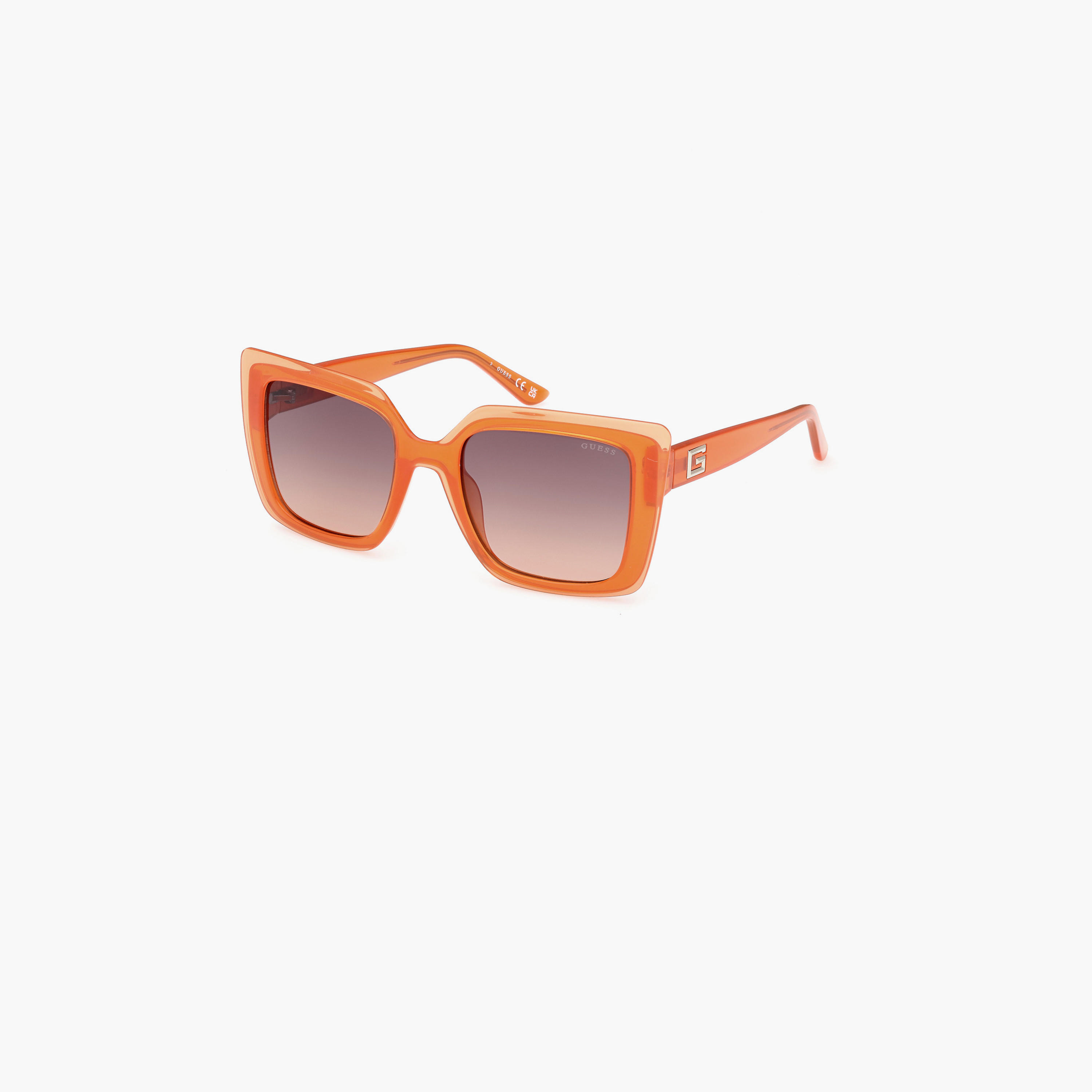 يخمن نظارة شمسية كبيرة هندسية لون بني متدرج 52مم GU790844F52-women-sunglasses-image-1