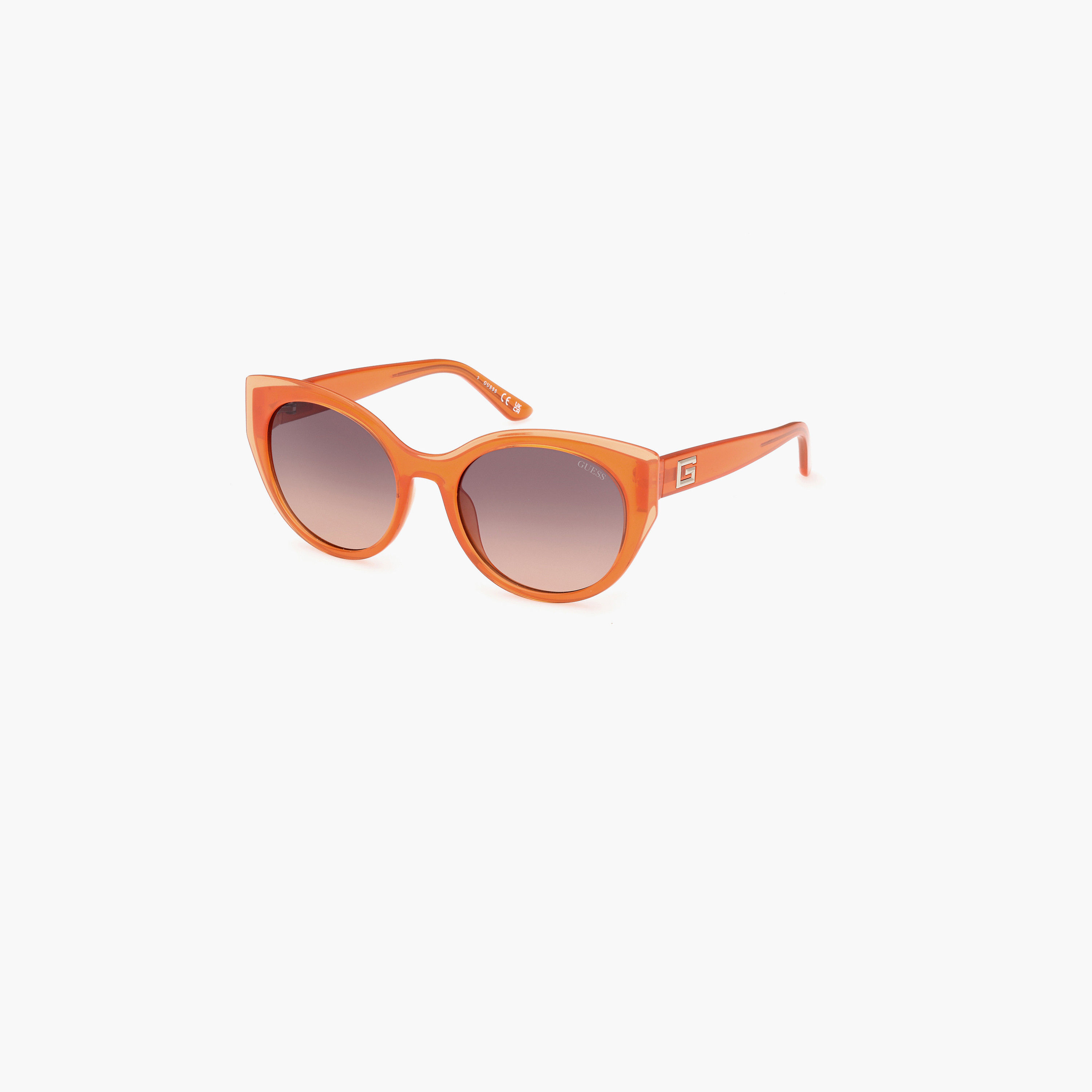 يخمن نظارة شمسية عيون القطة لون بني متدرج 53مم GU790944F53-women-sunglasses-image-1
