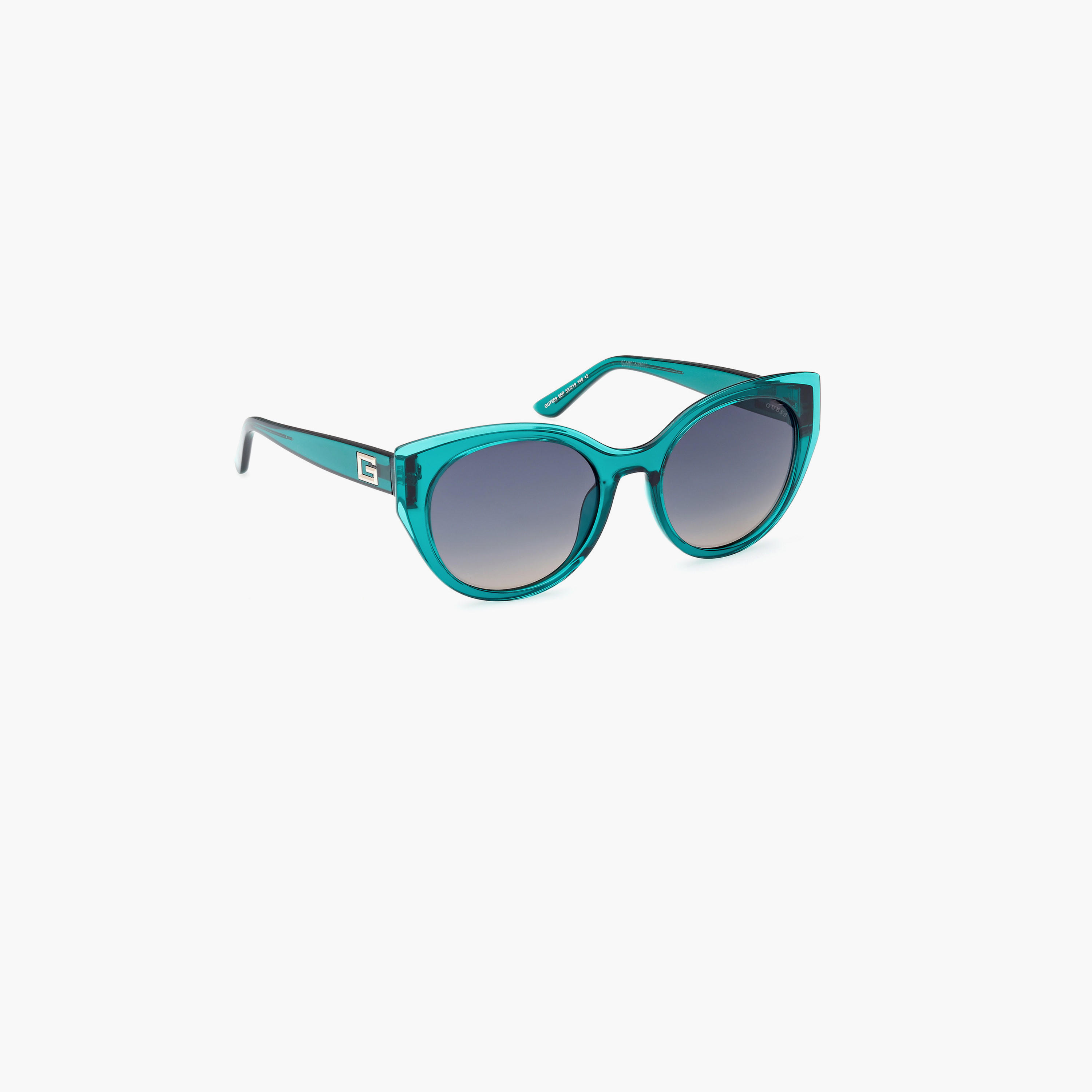 يخمن نظارة شمسية عيون القطة هندسية لون أخضر متدرج 53مم GU790996P53-women-sunglasses-image-3