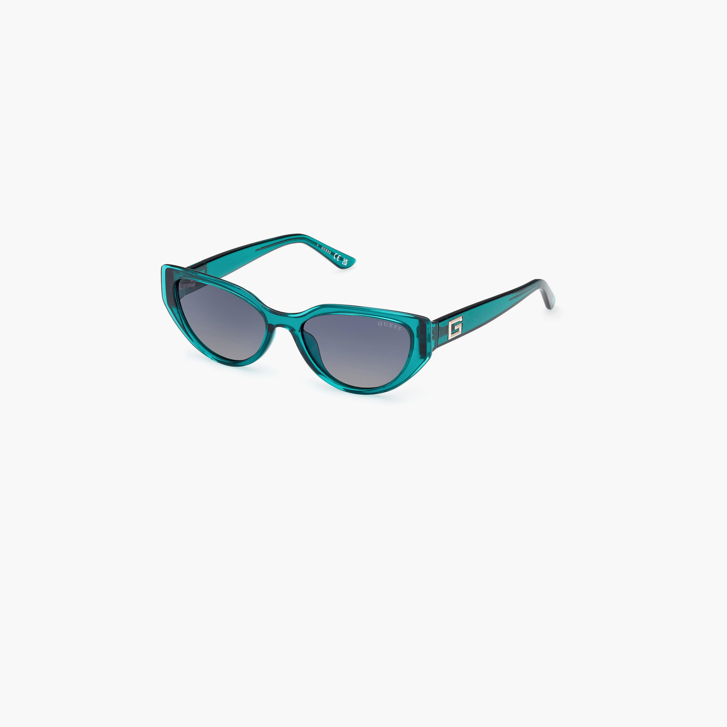 يخمن نظارة شمسية بيضاوية هندسية لون أخضر متدرج 52مم GU791096P52-women-sunglasses-image-1
