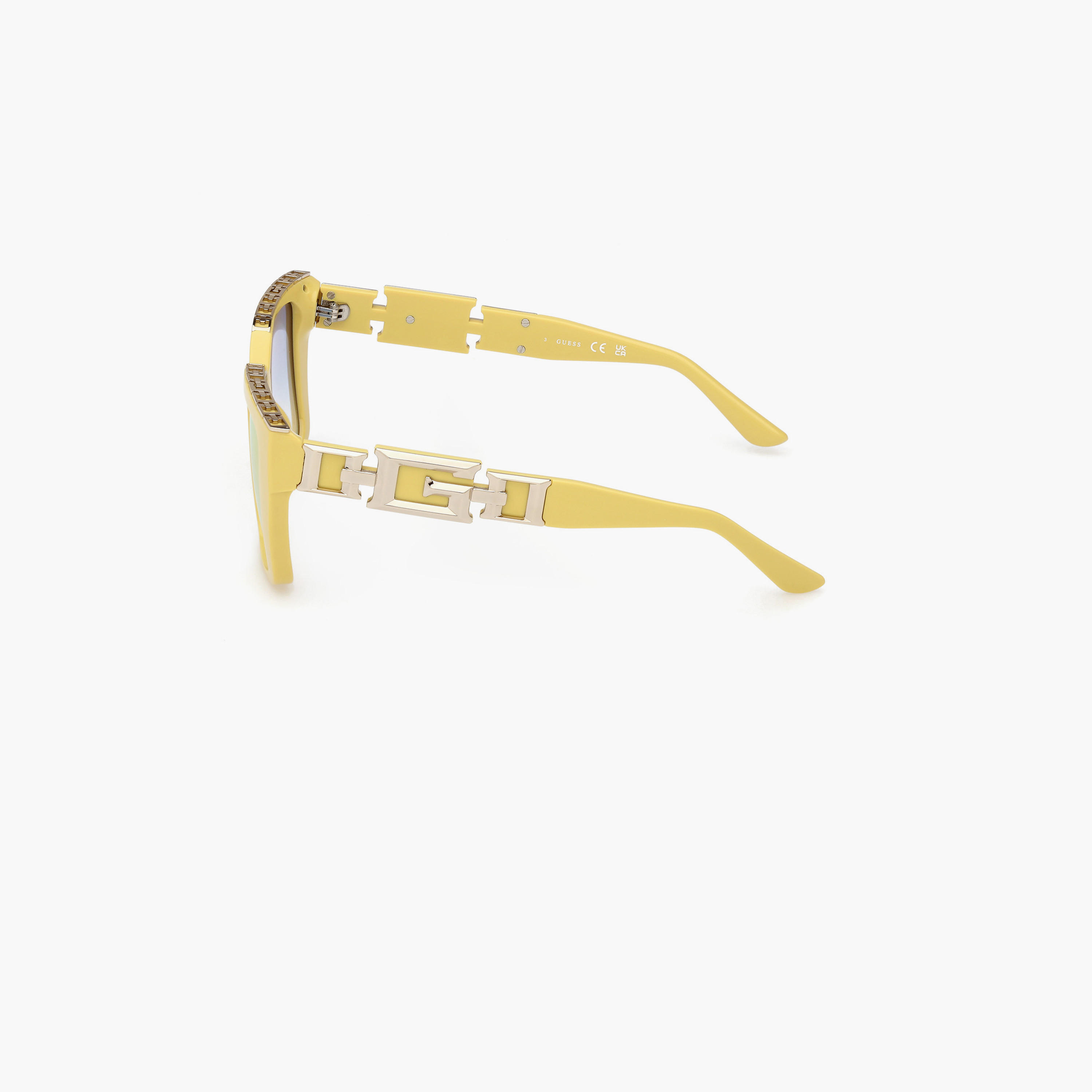 يخمن نظارة شمسية تصميم فراشة لون أزرق عاكس 55مم GU791539X55-women-sunglasses-image-5