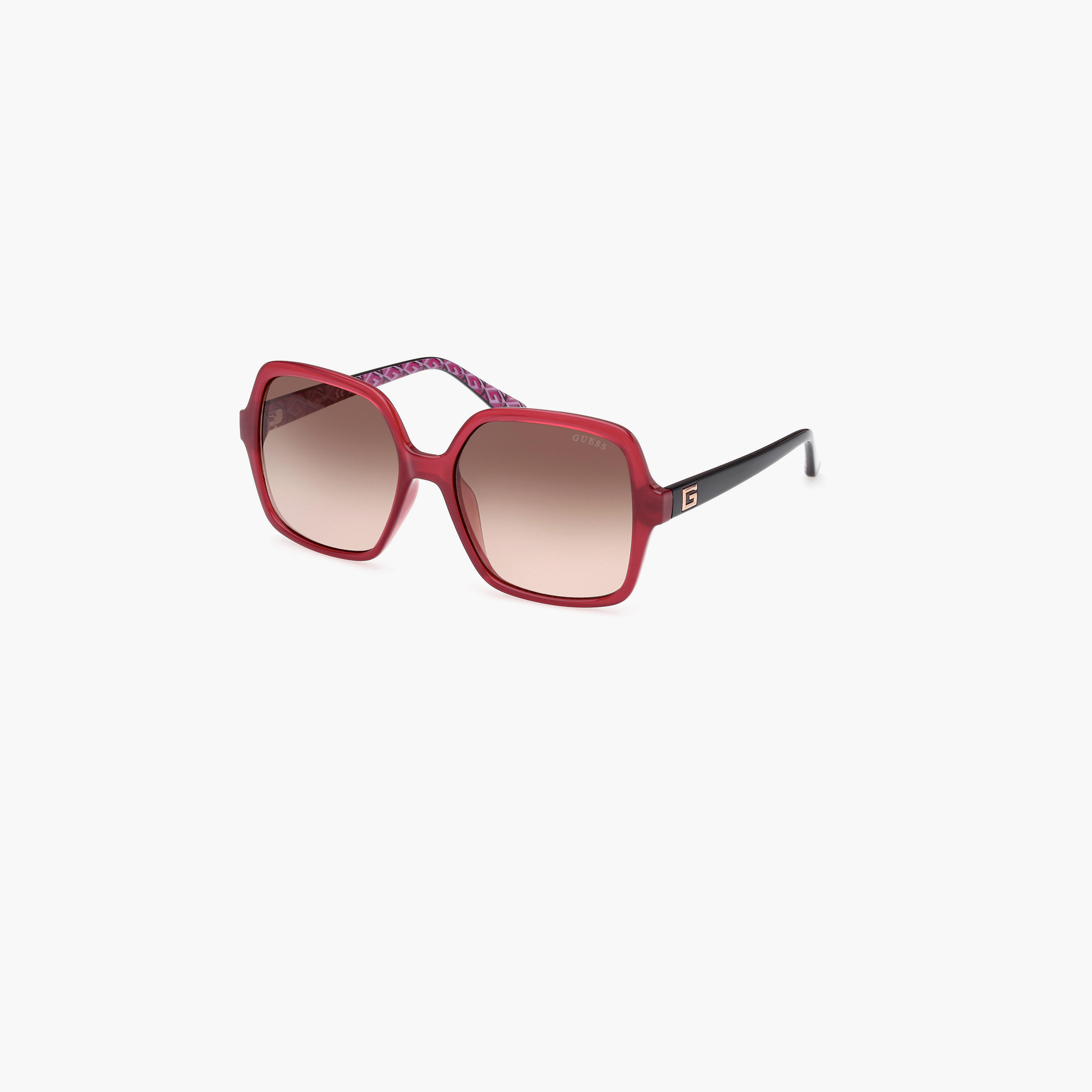 يخمن نظارة شمسية مربعة لون بني عاكس 57مم GU7921-H69G57-women-sunglasses-image-1