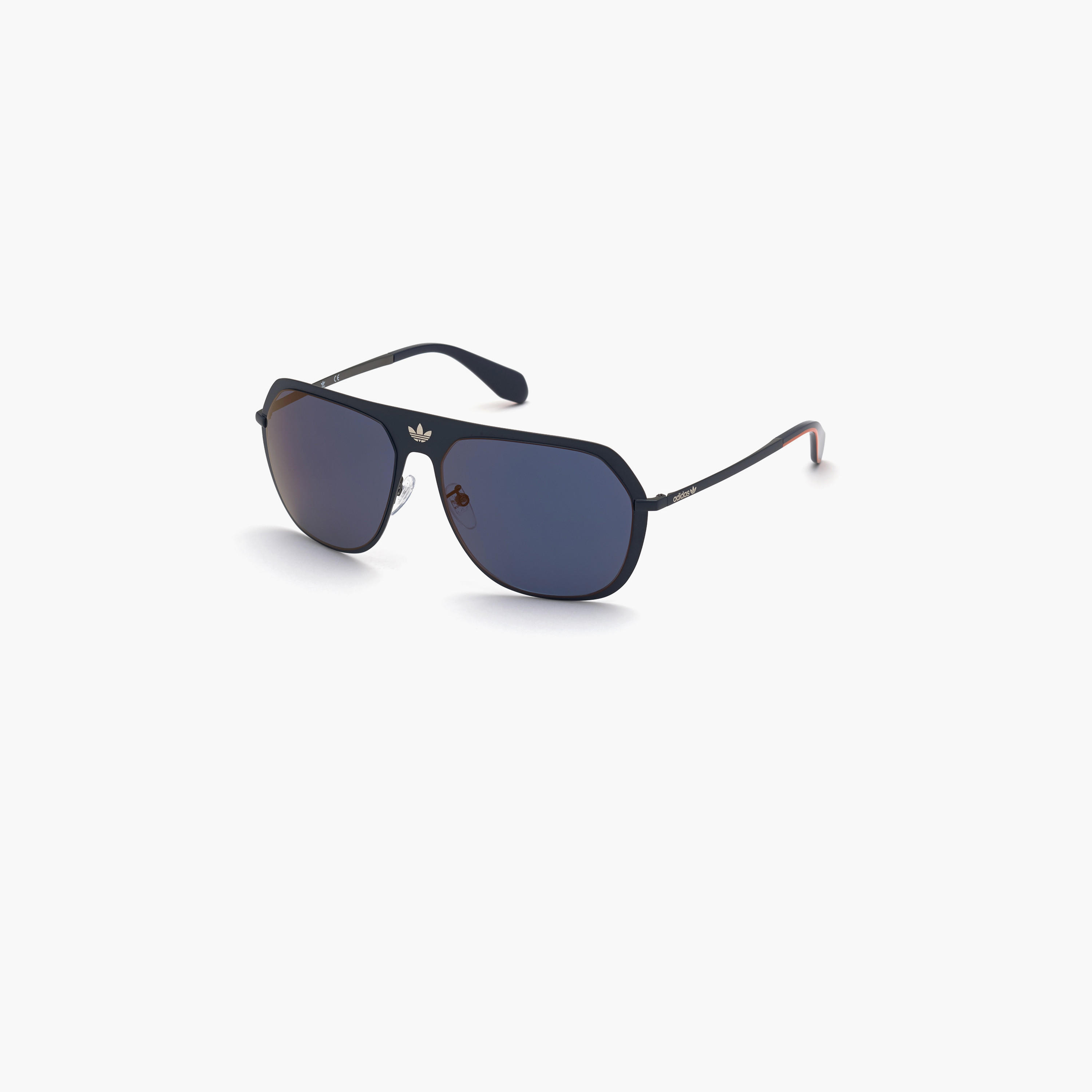 أديداس نظارة شمسية أفياتور لون أزرق عاكس 58مم OR003791X58-men-sunglasses-image-1