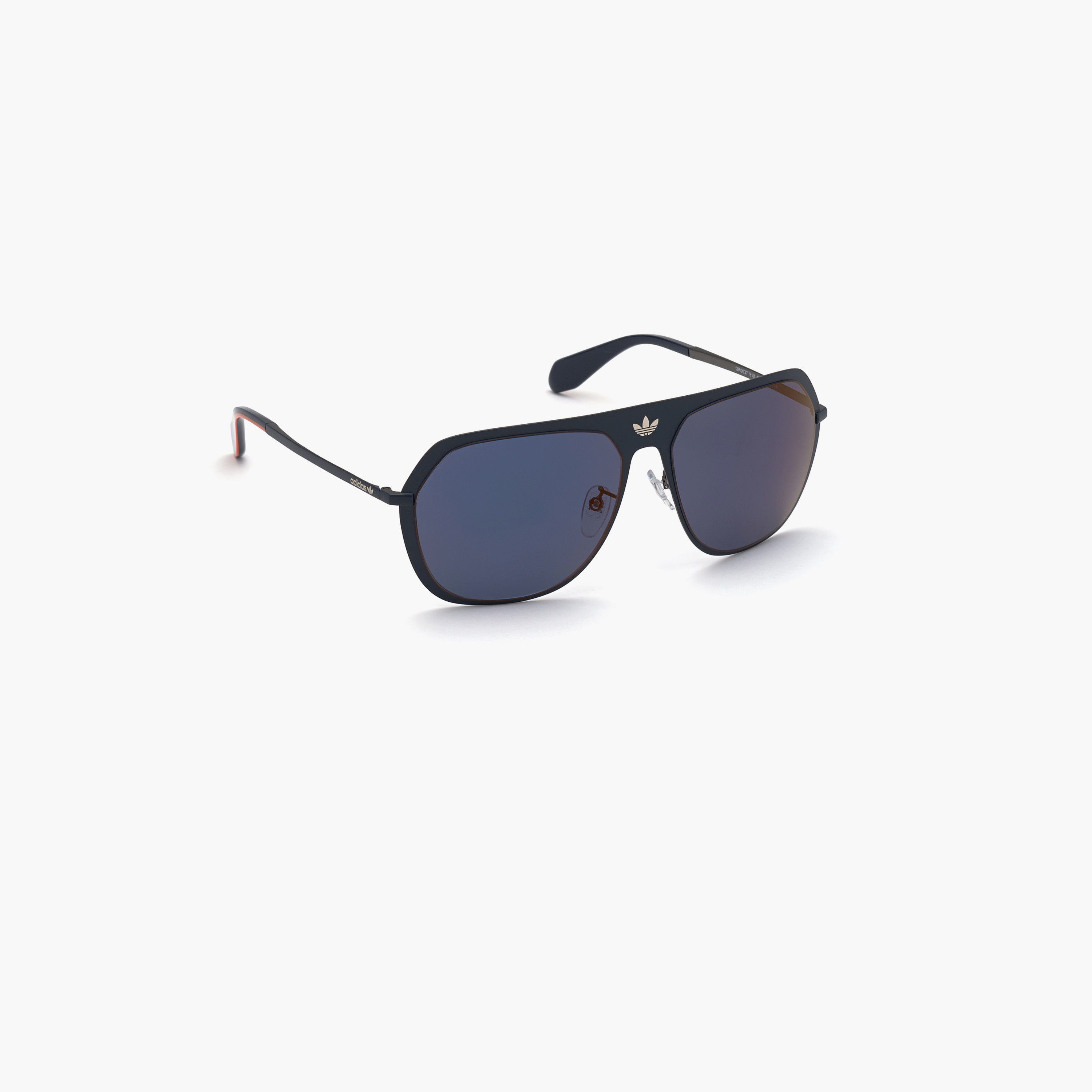 أديداس نظارة شمسية أفياتور لون أزرق عاكس 58مم OR003791X58-men-sunglasses-image-3