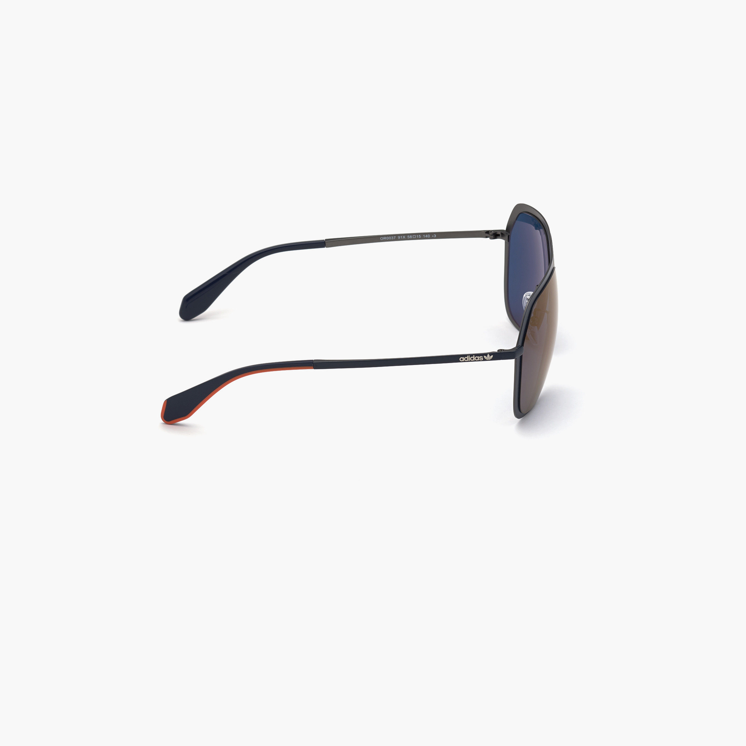 أديداس نظارة شمسية أفياتور لون أزرق عاكس 58مم OR003791X58-men-sunglasses-image-9