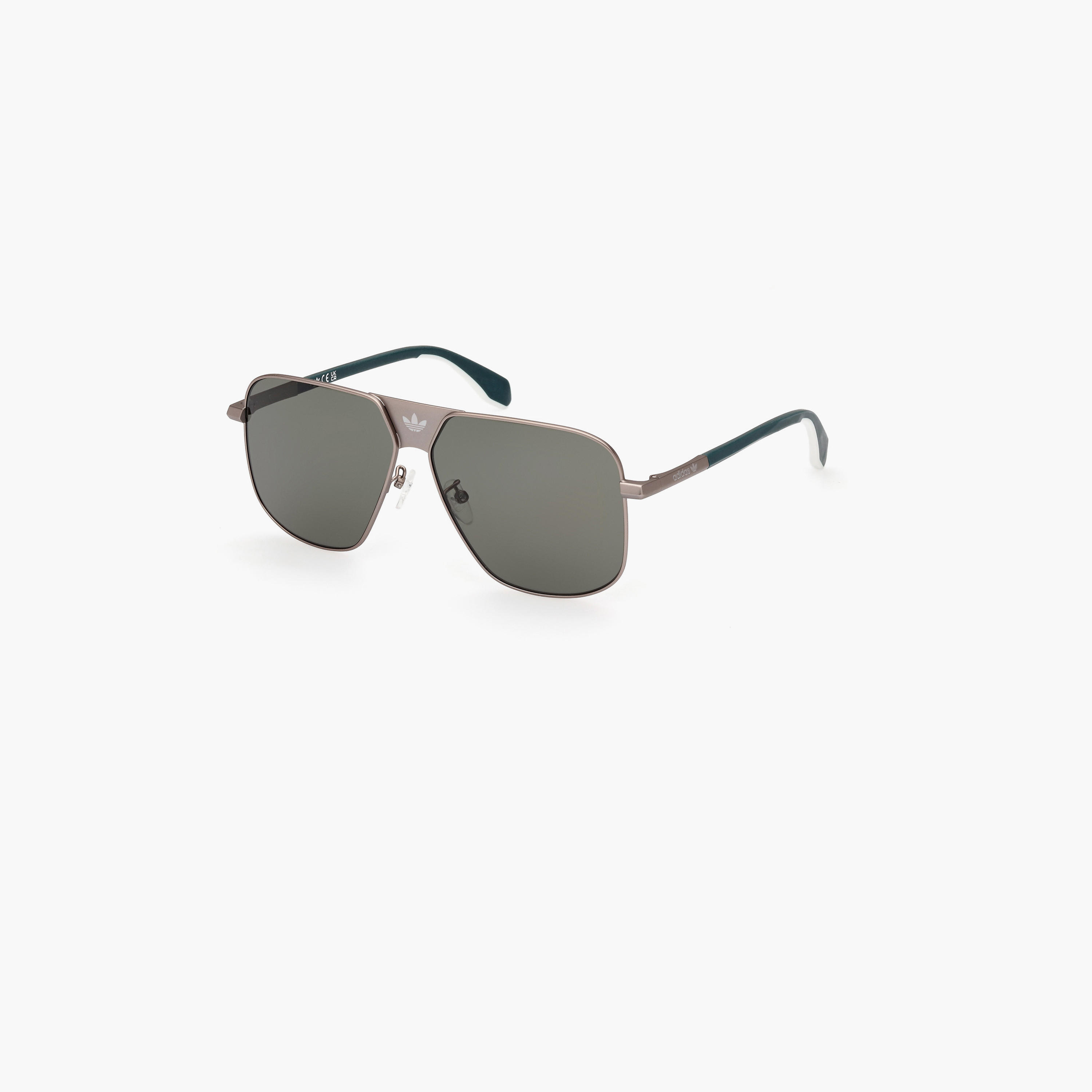 Adidas Originals 60MM Green Square Sunglasses OR009109N60-men-sunglasses-image-1