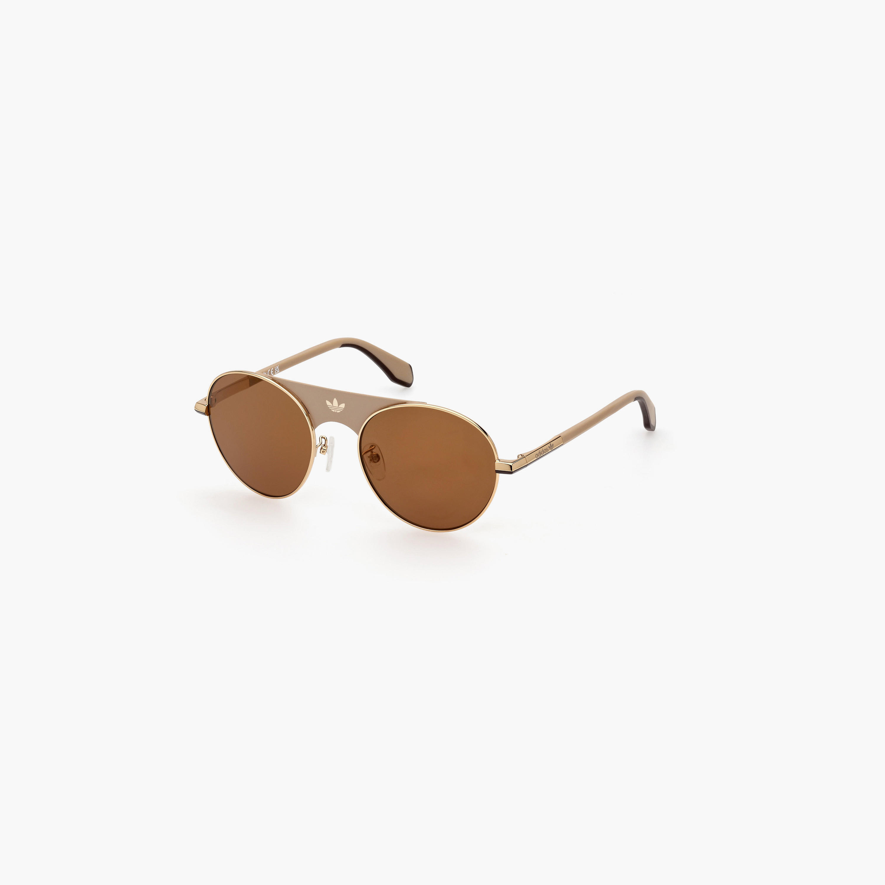أديداس نظارة شمسية بيضاوية لون بني عاكس 54مم OR009231G54-men-sunglasses-image-1