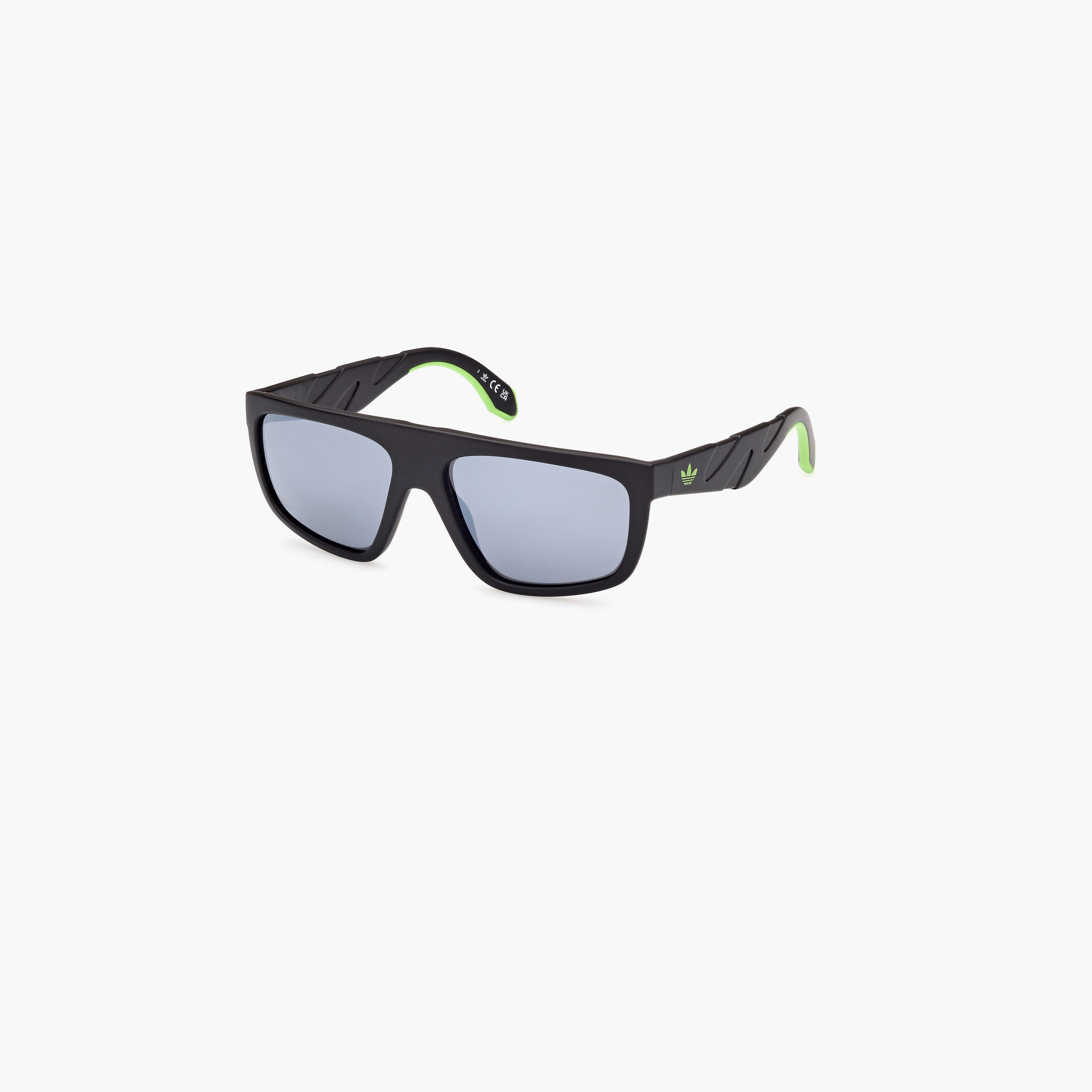 أديداس نظارة شمسية مستطيلة لون دخاني عاكس 57مم OR009302C57-men-sunglasses-image-1