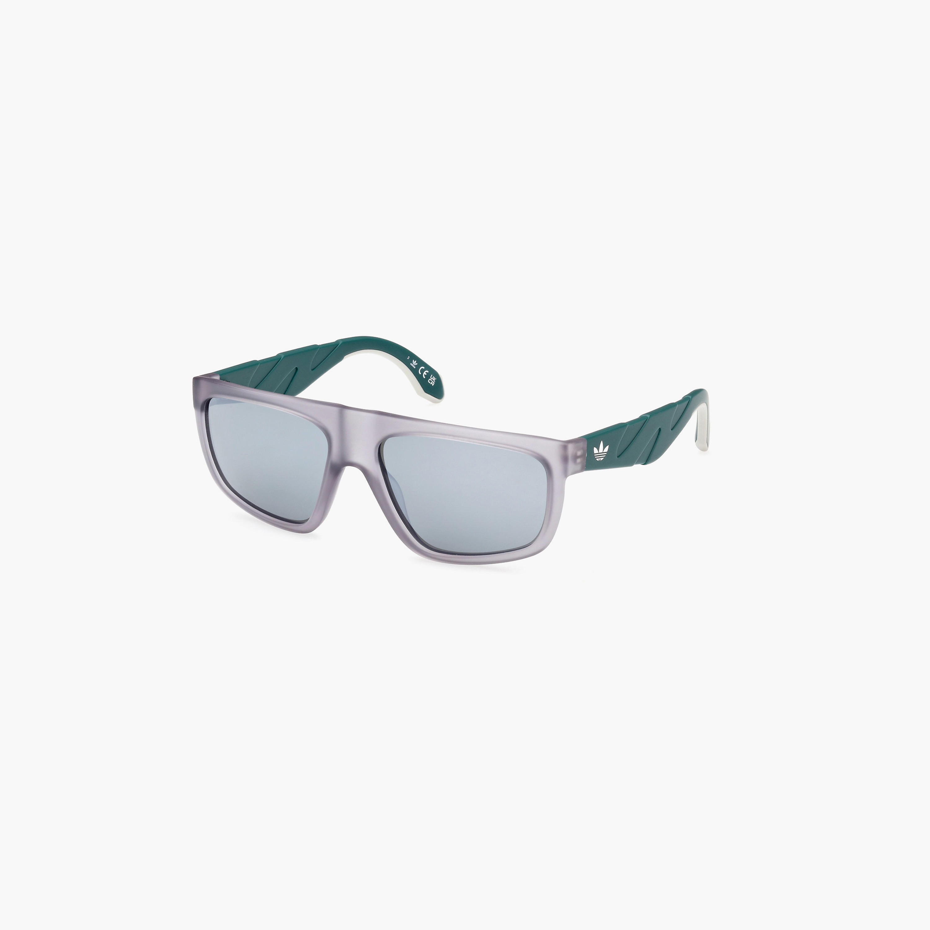 Adidas Originals 57MM Green Mirror Rectangle Sunglasses OR009320Q57-men-sunglasses-image-1
