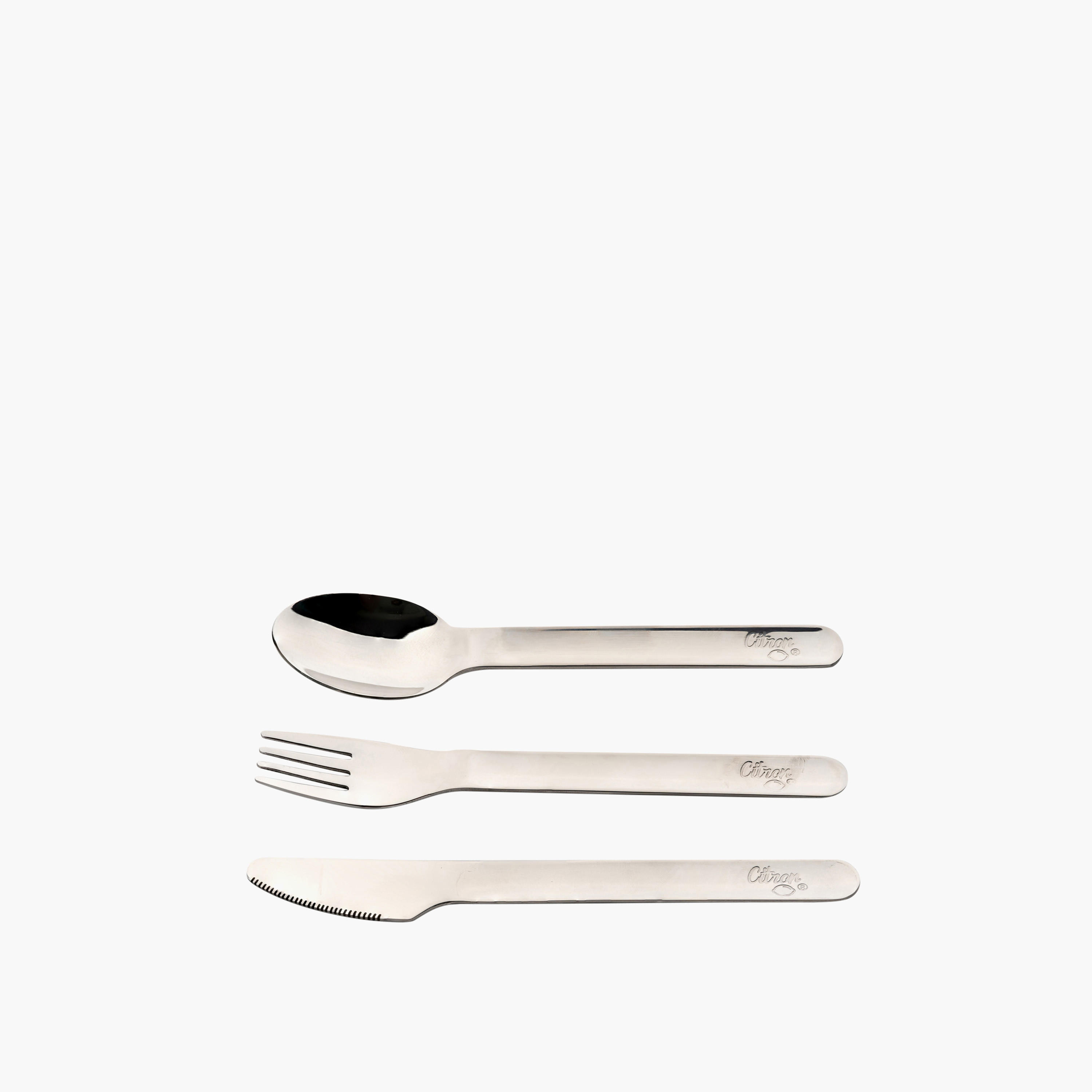 Citron 3-Piece Stainless Steel Cutlery Set-school-lunchessentials-lunchboxes-image-3