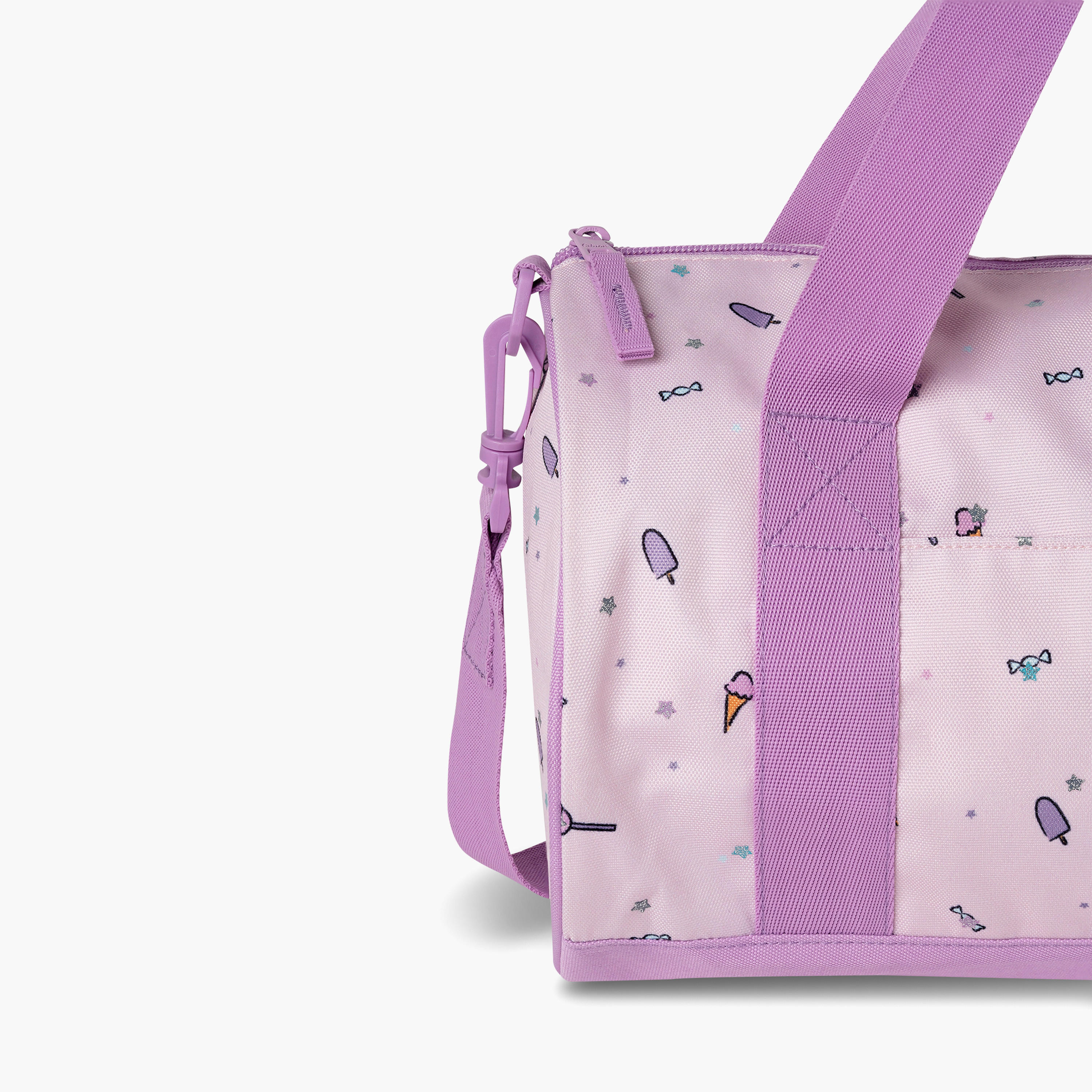 Citron Printed Duffle Bag with Detachable Strap and Zip Closure - 35x45x21 cms-travel-luggagesandbags-dufflebags-image-2
