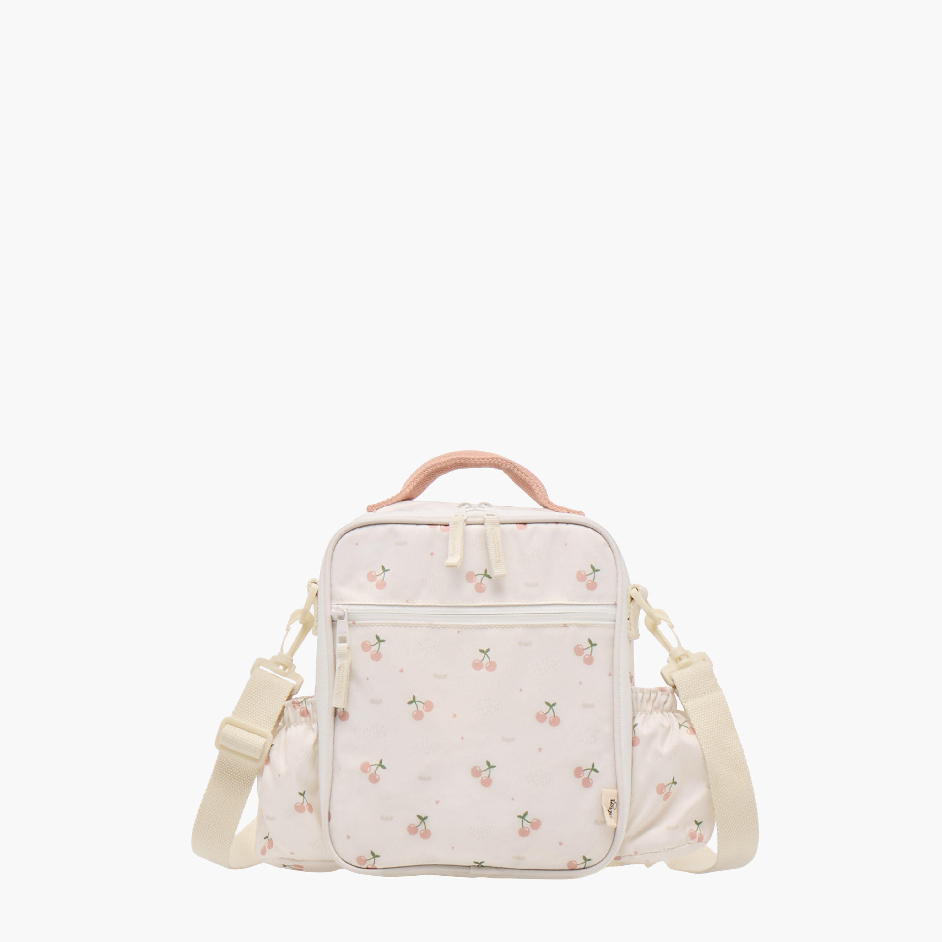 Citron Cherry Print Insulated Lunch Bag with Zip Closure-school-lunchessentials-lunchbags-image-2