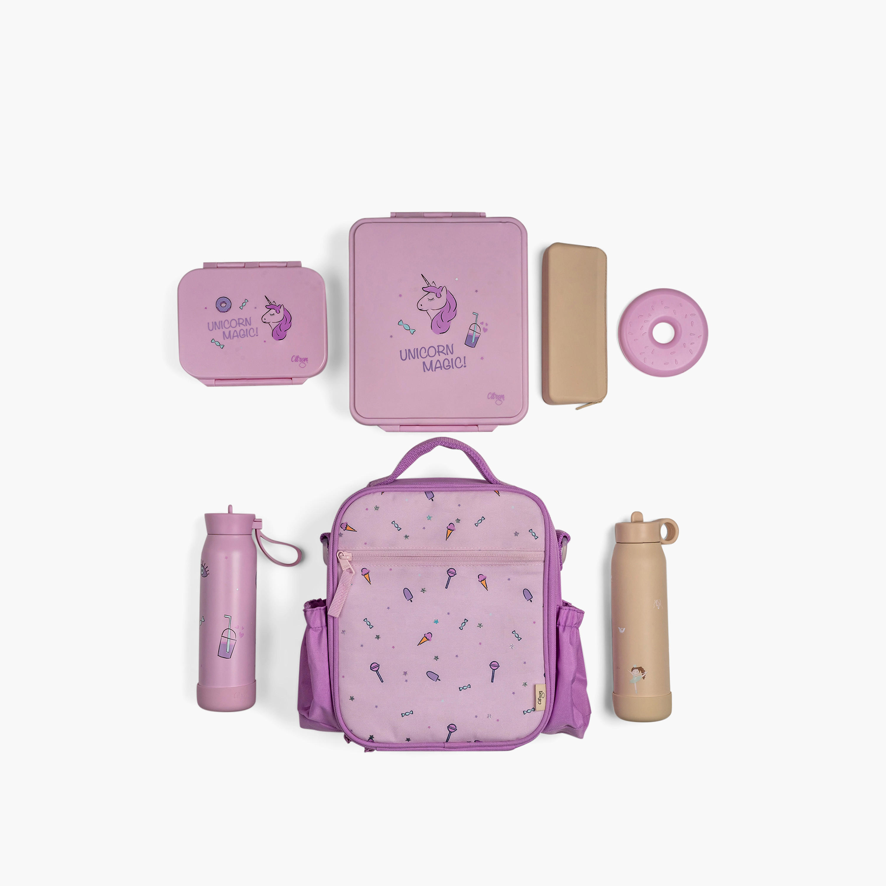 شنطة غداء معزولة بطبعات وحمالات قابلة للتعديل وسحاب إغلاق من سيترون-school-lunchessentials-lunchbags-image-6