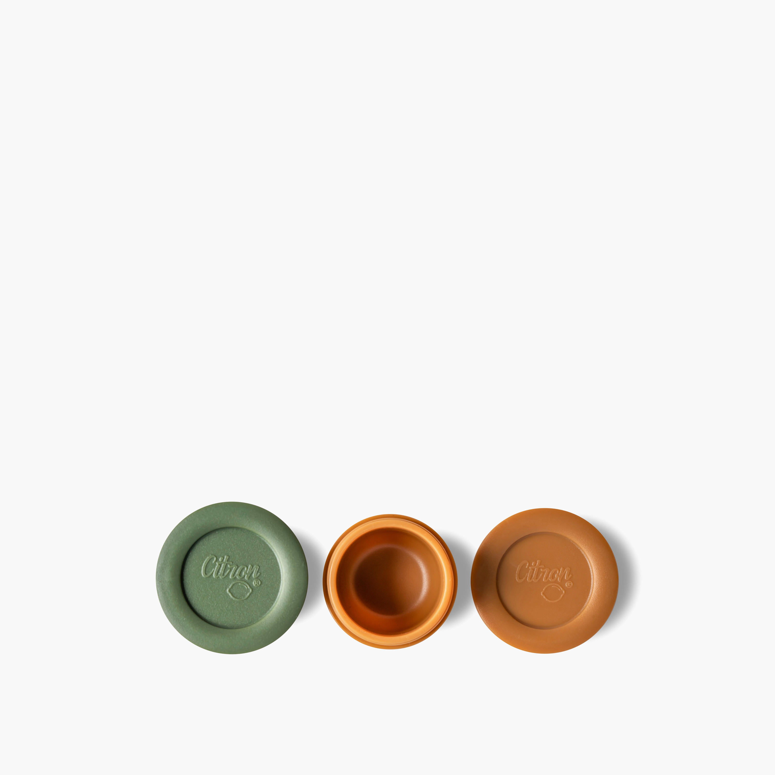 Citron Solid Mini Sauce Containers with Lid - Set of 2-school-lunchessentials-lunchboxes-image-2