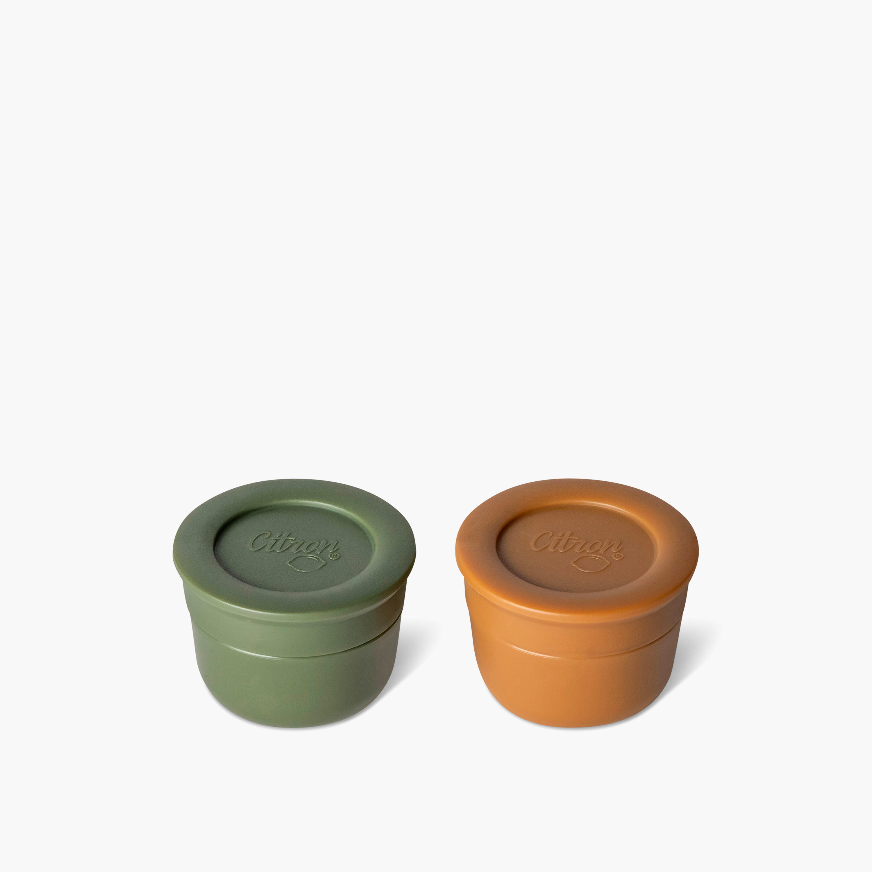 Citron Solid Mini Sauce Containers with Lid - Set of 2-school-lunchessentials-lunchboxes-image-3