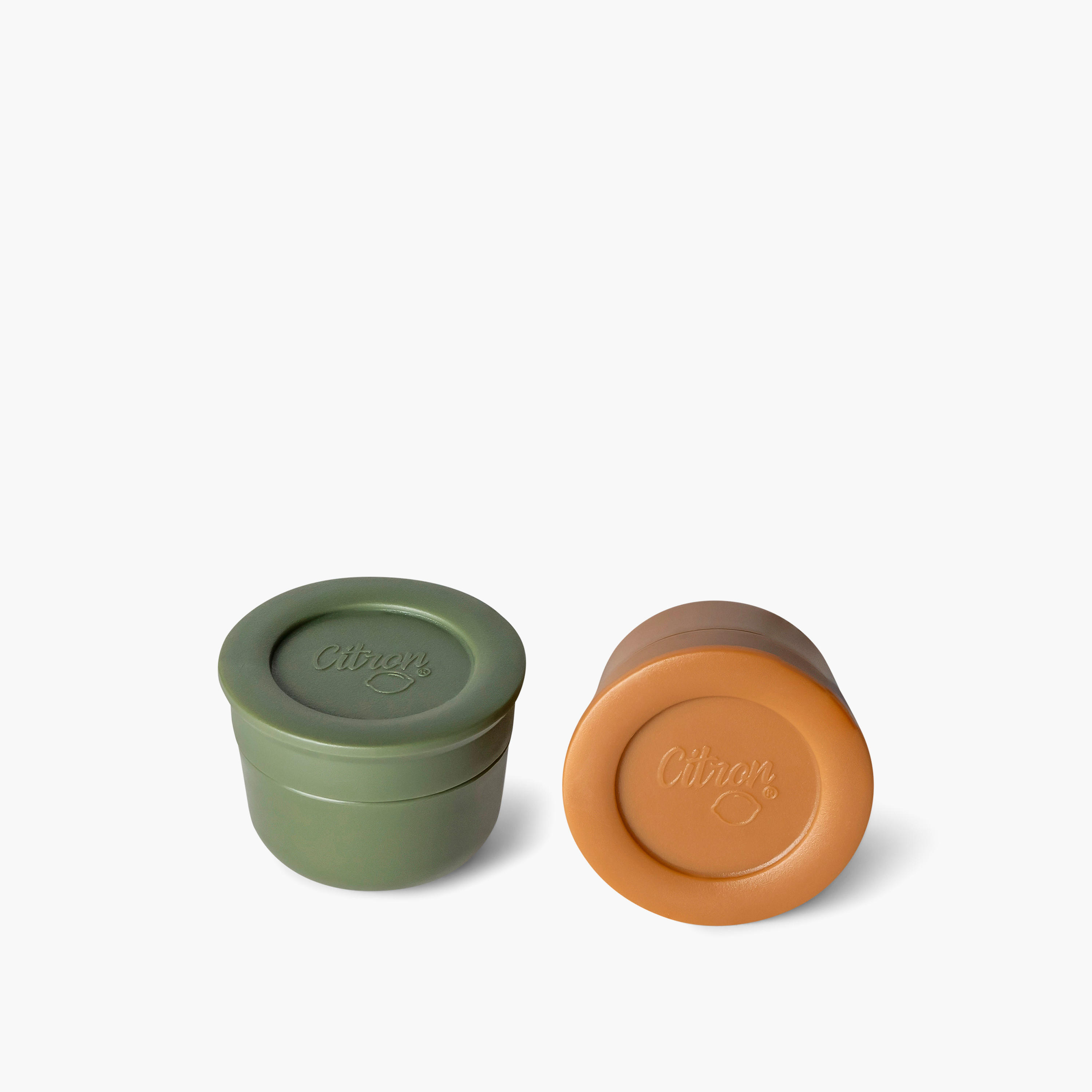 Citron Solid Mini Sauce Containers with Lid - Set of 2-school-lunchessentials-lunchboxes-image-5