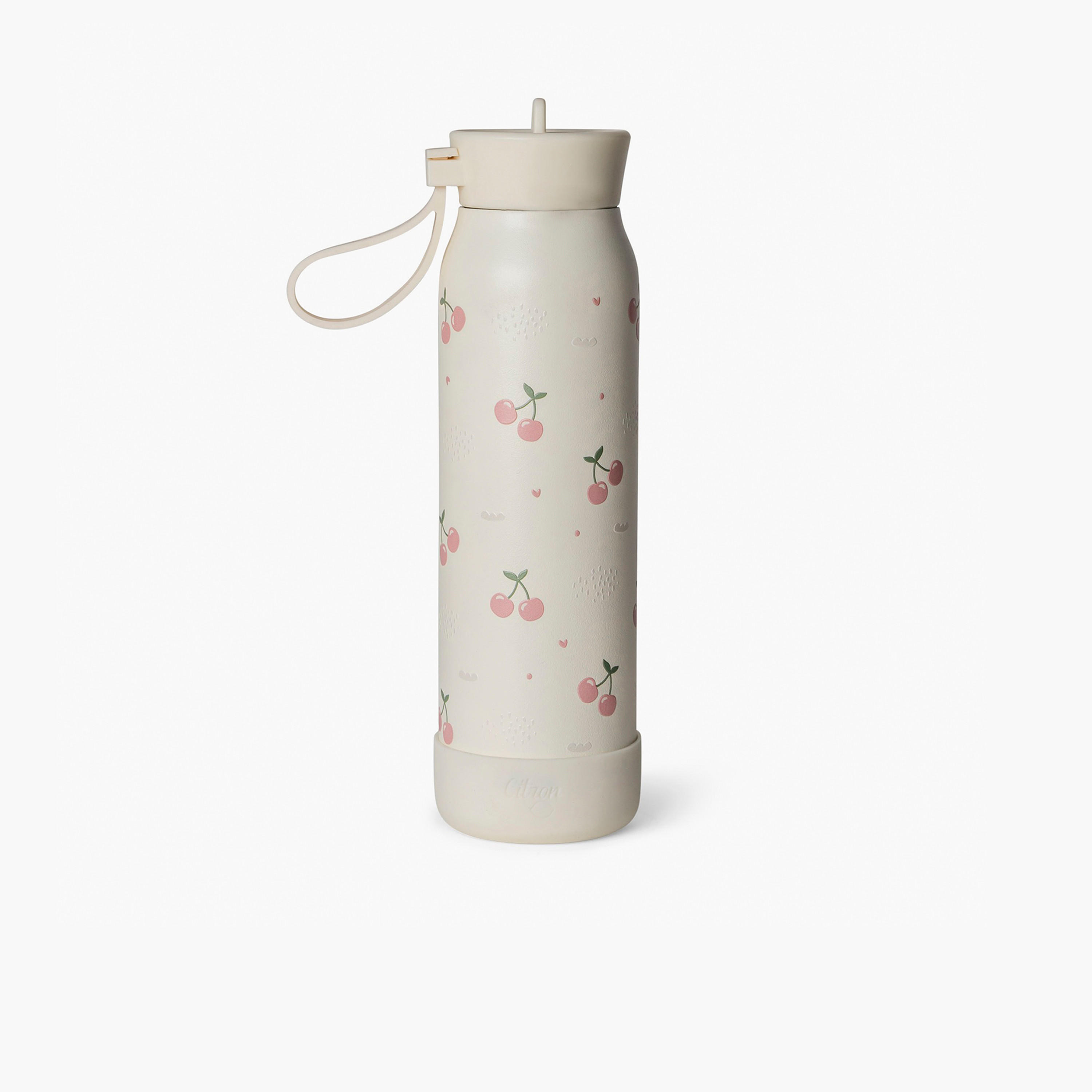 قارورة مياه عازلة سادة بجدار ثلاثي وطبعات من سيترون - 350 مل-school-waterbottles-image-1