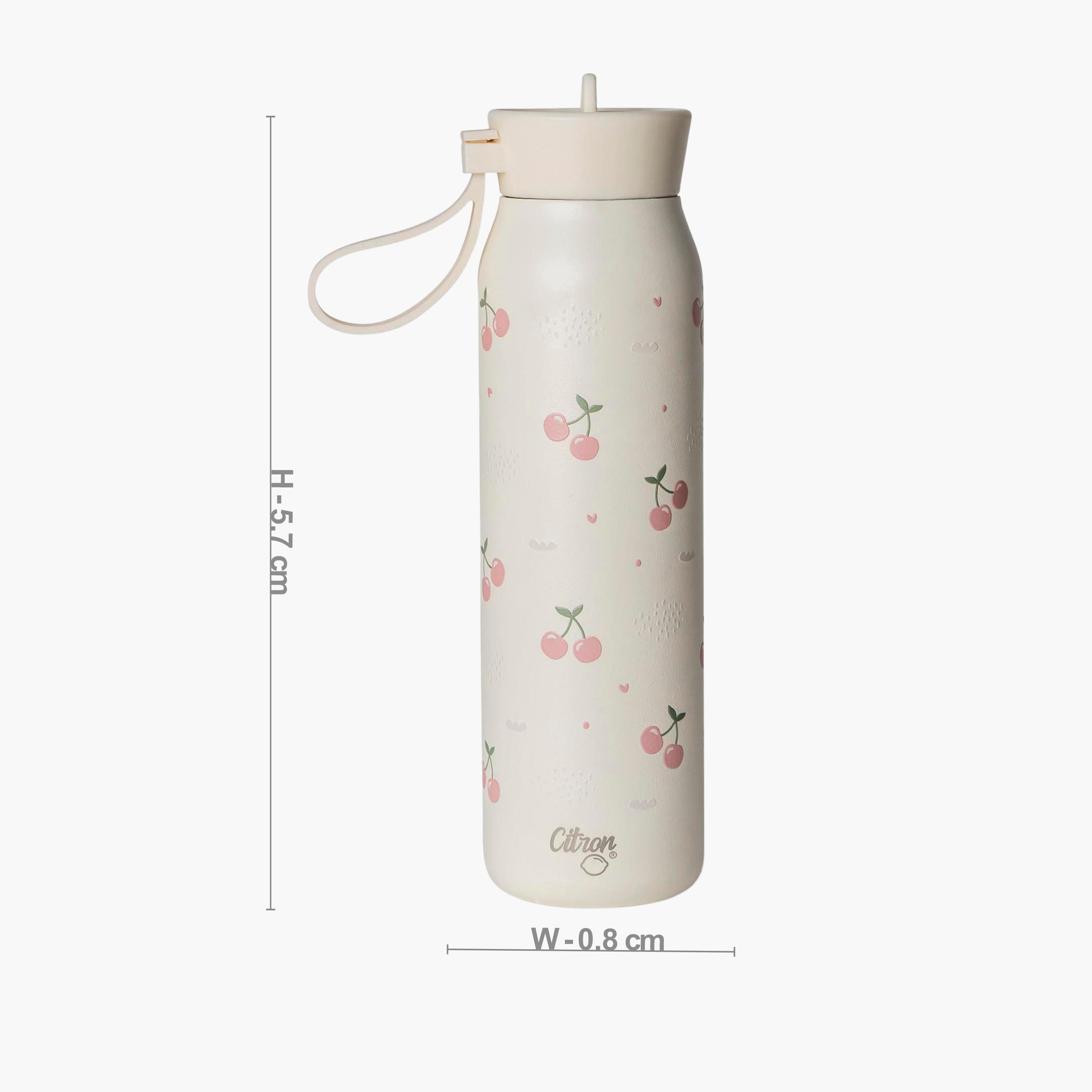 قارورة مياه عازلة سادة بجدار ثلاثي وطبعات من سيترون - 350 مل-school-waterbottles-image-5